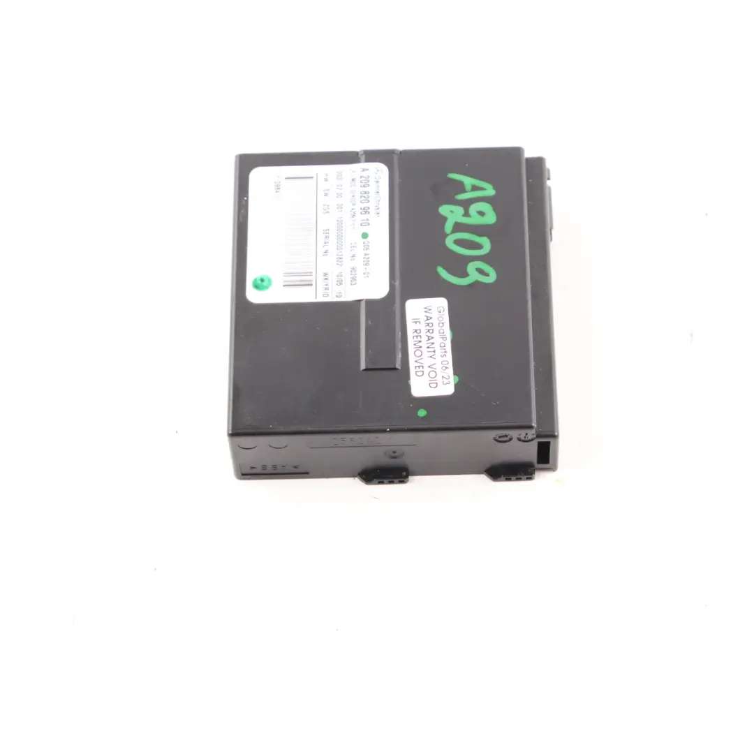 Allarme Sistema Antifurto Centralina per Mercedes CLK W209 Cabrio con numero di parte A2098209610 Mercedes CLK W209 Cabrio Allarme Sistema Antifurto Centralina - SKU A2098209610 - Numero di parte A2098209610