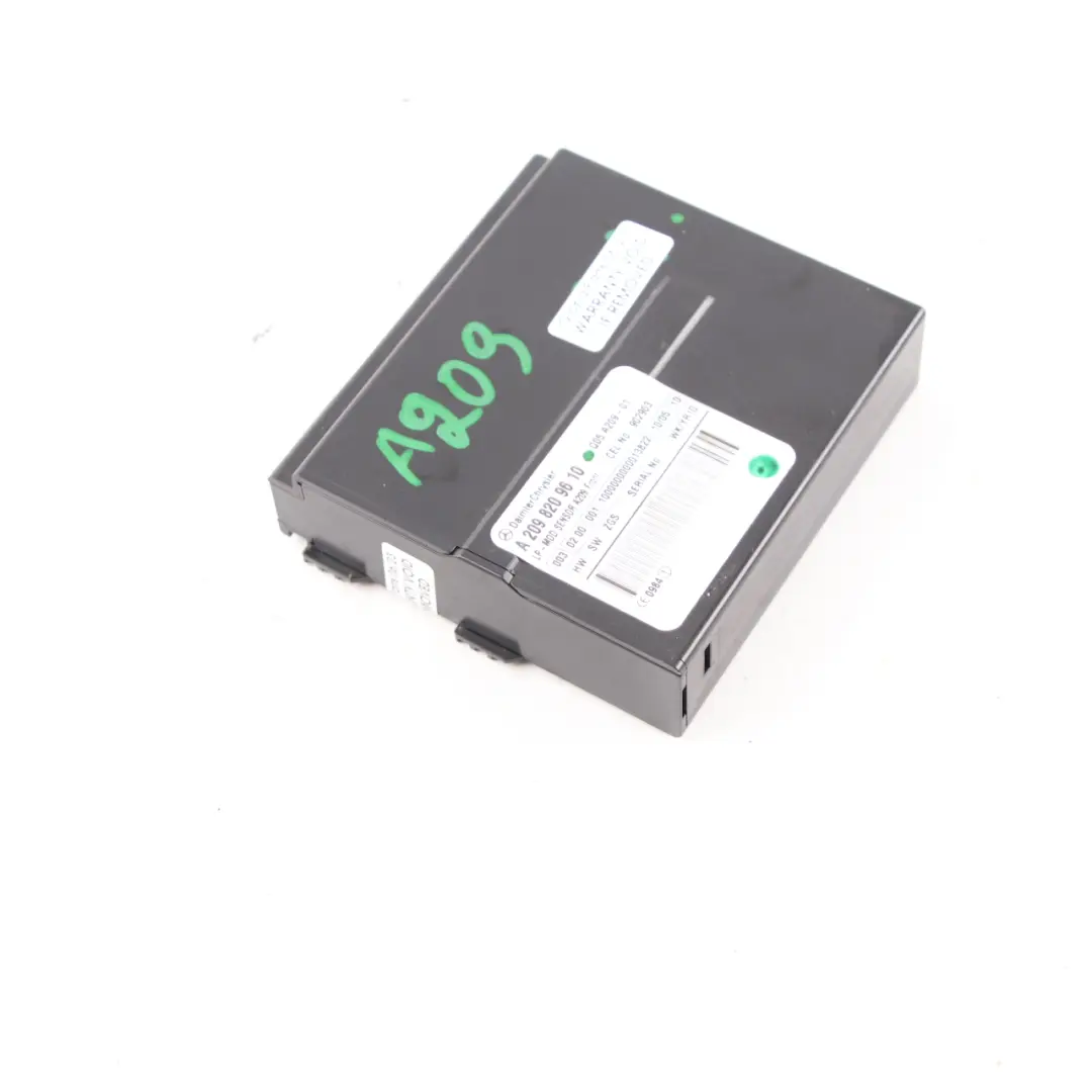 Alarm Anti Theft System Control Unit to Mercedes CLK W209 Convertible with Part number A2098209610 Mercedes CLK W209 Convertible Alarm Anti Theft System Control Unit - SKU A2098209610 - Part number A2098209610
