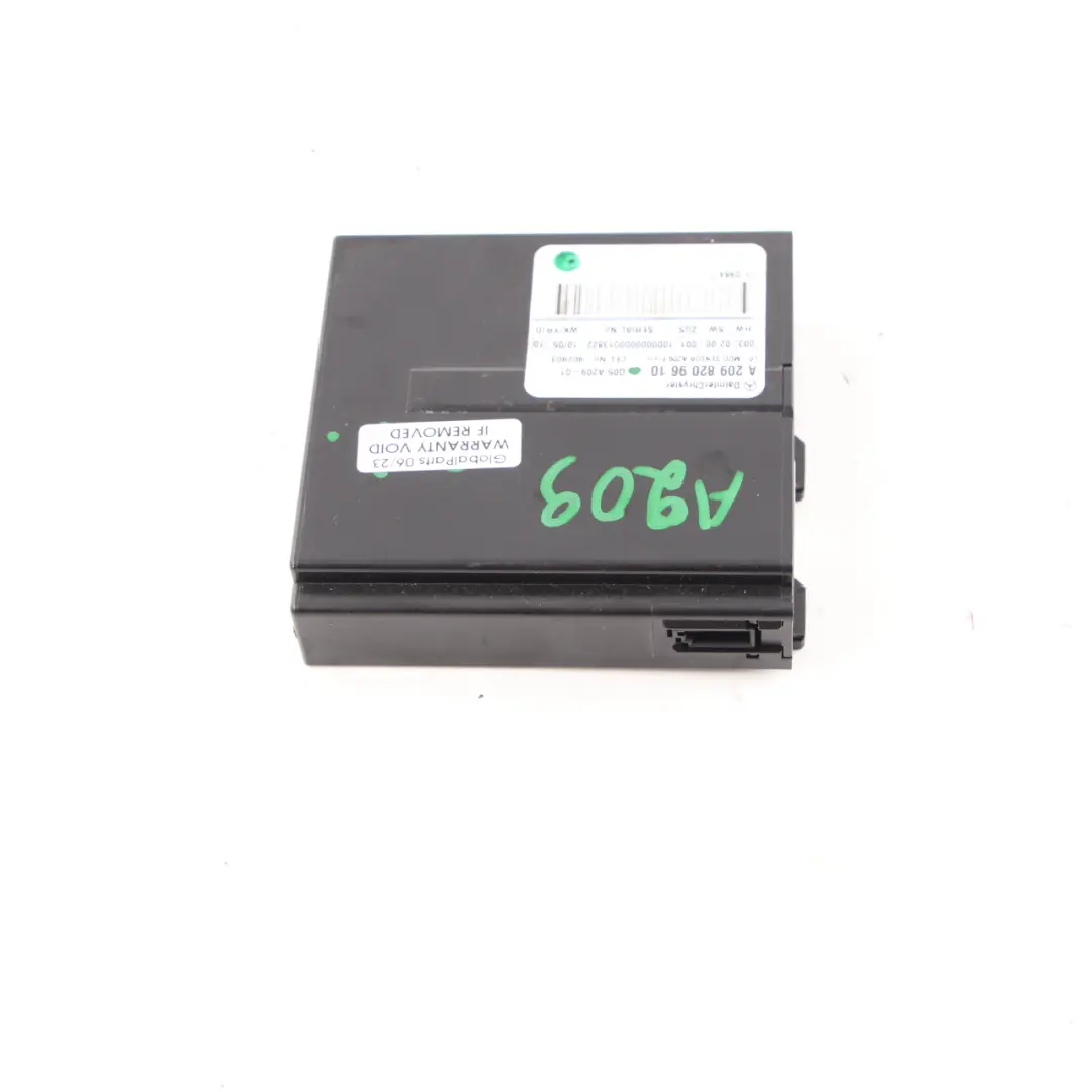 Mercedes CLK W209 Convertible Alarm Anti Theft System Control Unit - SKU A2098209610 - Part number A2098209610