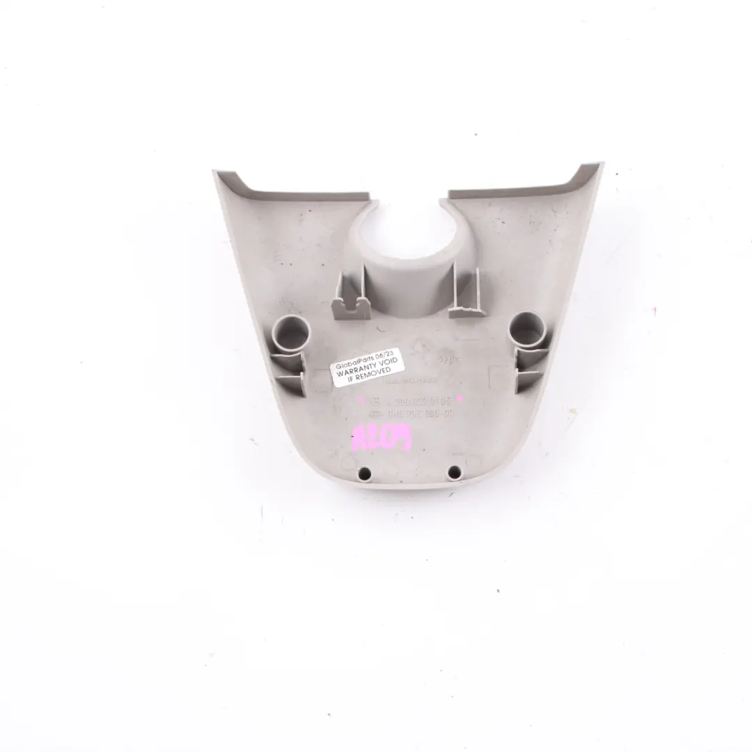 Copertura specchieto retrovisore interno Grigio per Mercedes A209 Cabrio con numero di parte A2098220135 Mercedes A209 Cabrio Copertura specchieto retrovisore interno Grigio - SKU A2098220135 - Numero di parte A2098220135