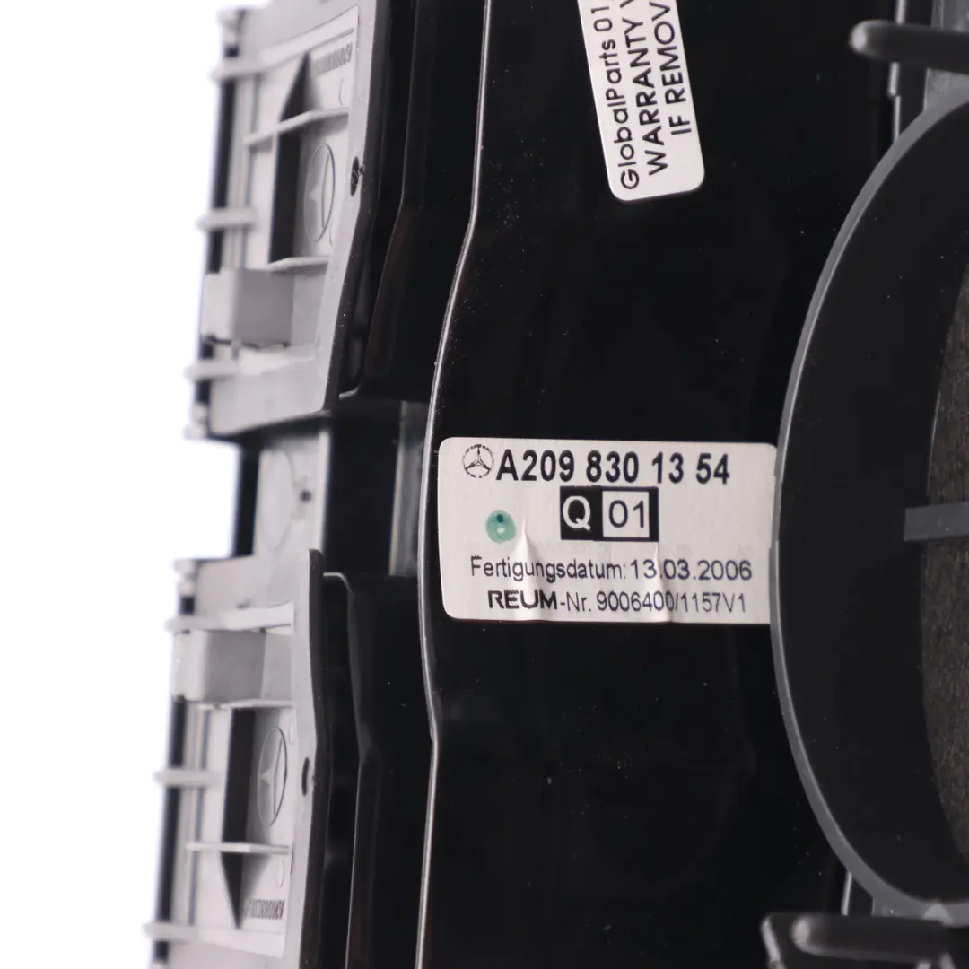 Mercedes CLK C209 Air Vent Cover Centre Dashboard Top Trim Black - SKU A2098300754-1 - Part number A2098300754