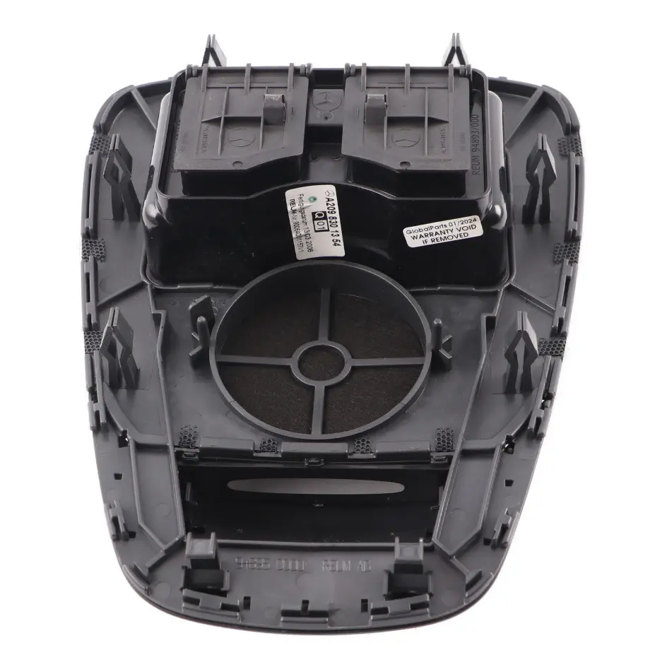 Copri bocchetta d'aria Centro cruscotto Trim Nero per Mercedes CLK C209 con numero di parte A2098300754 Mercedes CLK C209 Copri bocchetta d'aria Centro cruscotto Trim Nero - SKU A2098300754-1 - Numero di parte A2098300754