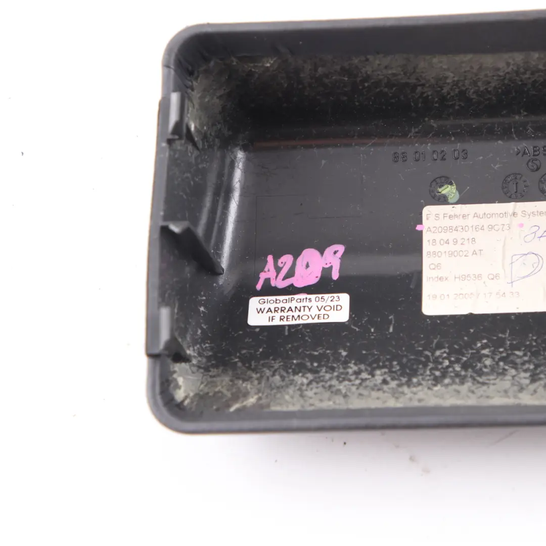 Mercedes CLK W209 Convertible Trim Cover Cap Housing Black - SKU A2098430164 - Part number A2098430164