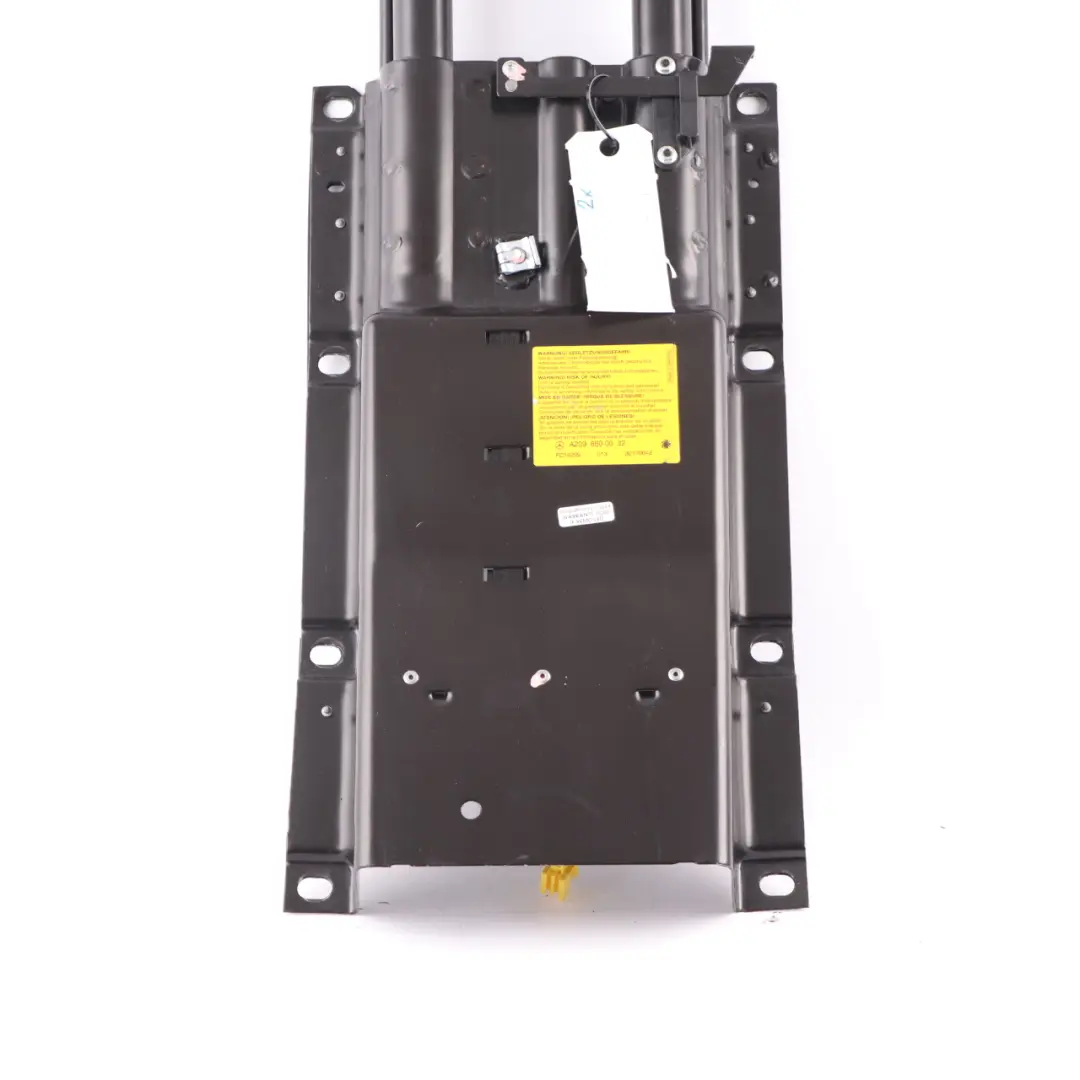 Headrest Mercedes W209 Cabrio A209 Head Rest Roll Over Bar Assembly to Rear with Part number A2098600032 Rear Headrest Mercedes W209 Cabrio A209 Head Rest Roll Over Bar Assembly - SKU A2098600032-1 - Part number A2098600032