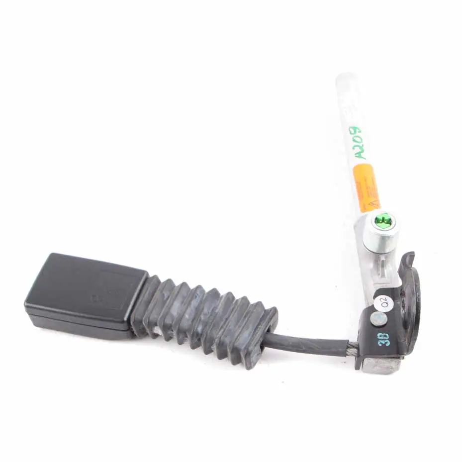 Hebilla cinturón seguridad trasero derecho inferior para Mercedes W209 Convertible con número de pieza A2098600469 Mercedes W209 Convertible Hebilla cinturón seguridad trasero derecho inferior - SKU A2098600469 - Número de pieza A2098600469