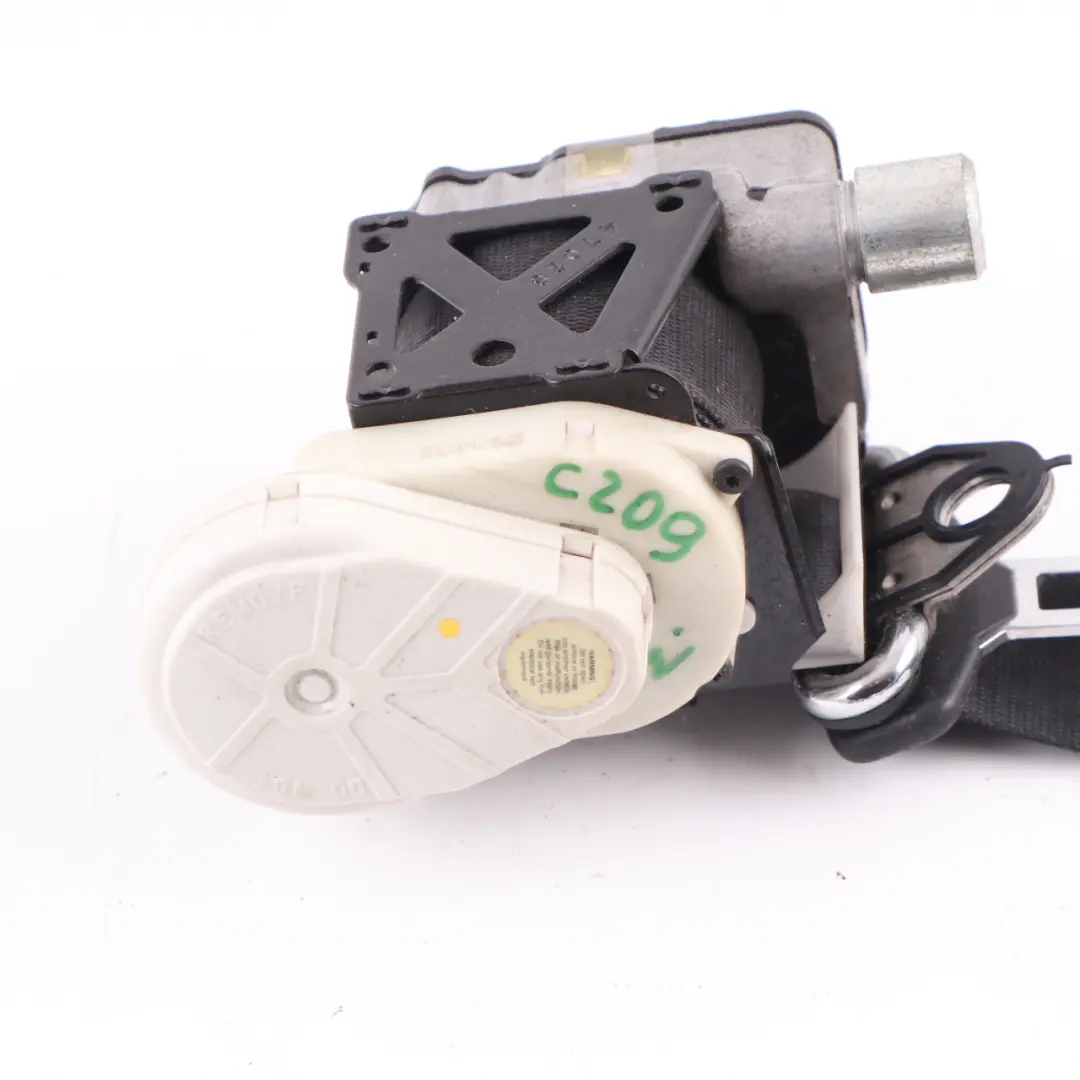 Mercedes CLK W209 Seat Belt Front Left Right N/O/S Safety Belt Black - SKU A2098601985 - Part number A2098601985