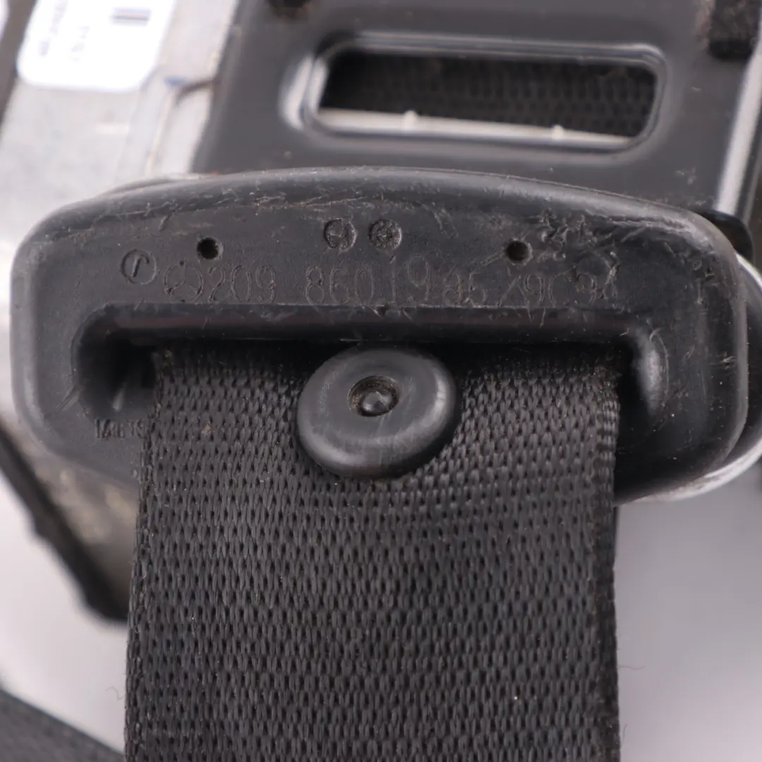 Mercedes CLK W209 Ceinture De Sécurité Avant Gauche Droite Noire - SKU A2098601985 - Numéro de pièce A2098601985