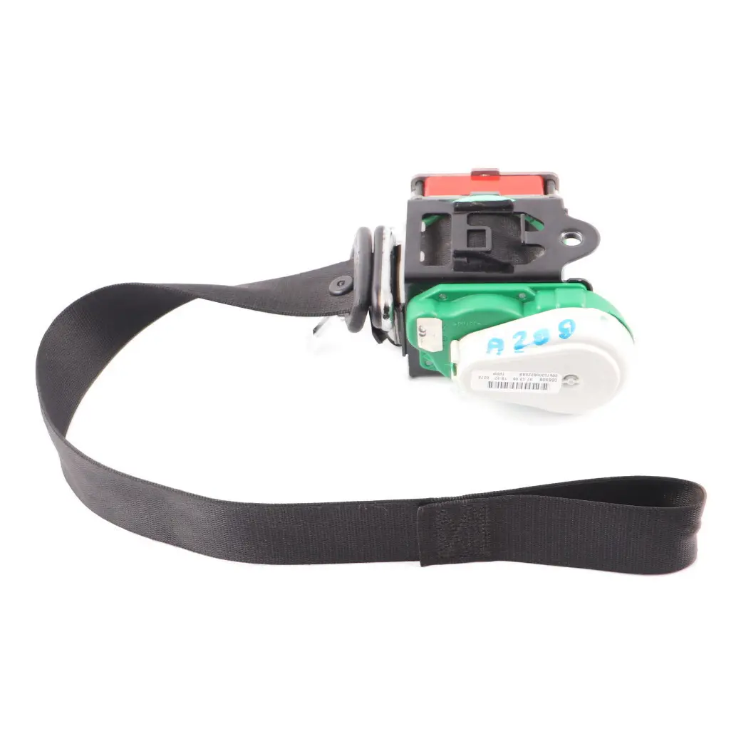 Belt Front Left Right N/O/S Black to Mercedes C209 A209 W209 Seat with Part number A2098602585 Mercedes C209 A209 W209 Seat Belt Front Left Right N/O/S Black - SKU A2098602585 - Part number A2098602585