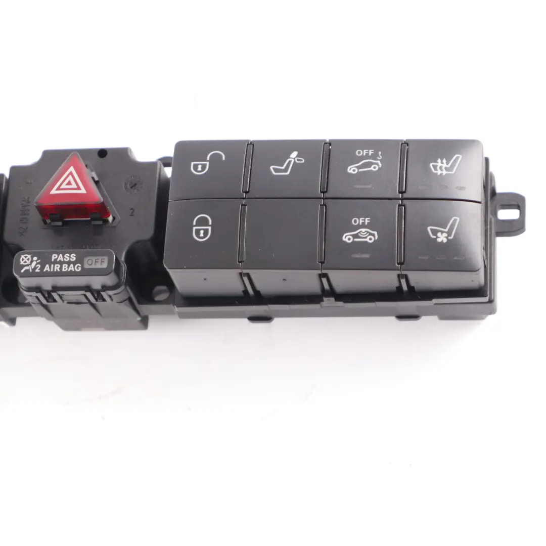 Switch Panel Hazard Light Block Heated Seats ESP to Mercedes CLK W209 with Part number A2098701010 Mercedes CLK W209 Switch Panel Hazard Light Block Heated Seats ESP - SKU A2098701010 - Part number A2098701010