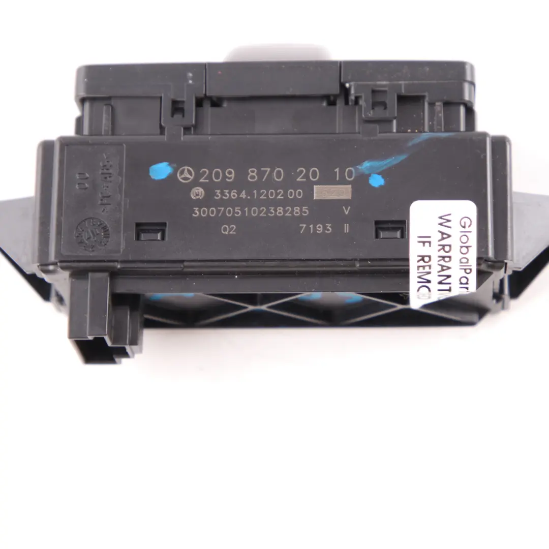 Mercedes CLK W209 Cabrio Cabrio Verdeckschalter Dachknopf - SKU A2098702010 - Teilenummer A2098702010