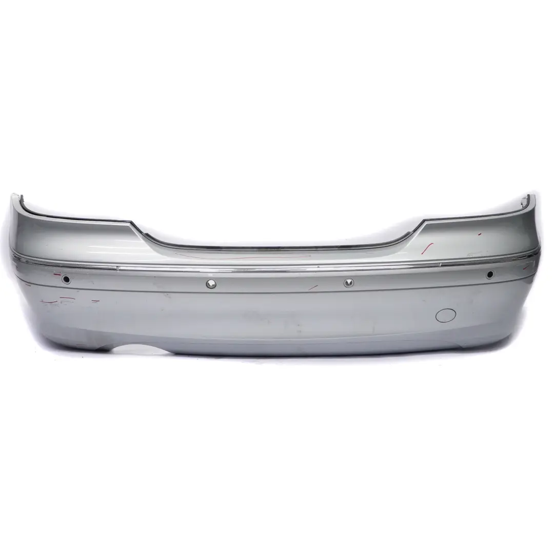 Mercedes W209 Rear Bumper Trim Panel Covering Iridium Silver Metallic - 775 - SKU A2098800040-IRS - Part number A2098800040