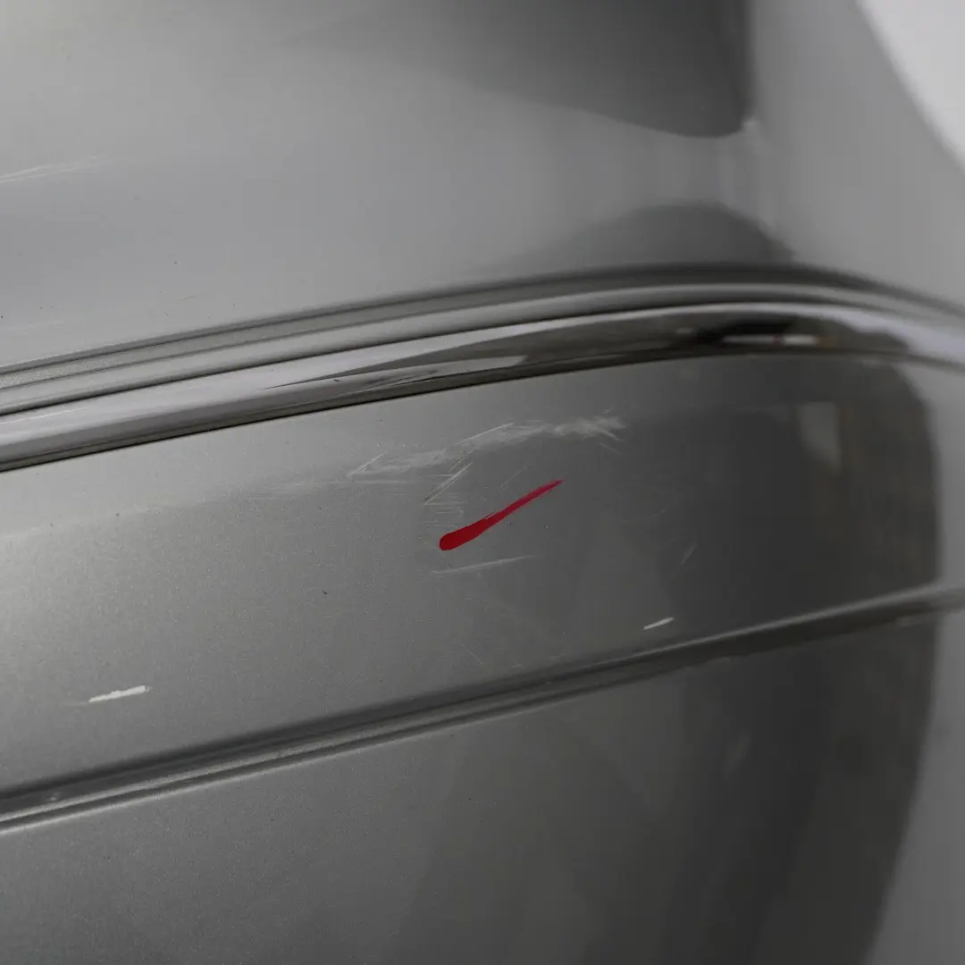 Bumper Trim Panel Covering Iridium Silver Metallic - 775 to Mercedes W209 Rear with Part number A2098800040 Mercedes W209 Rear Bumper Trim Panel Covering Iridium Silver Metallic - 775 - SKU A2098800040-IRS - Part number A2098800040