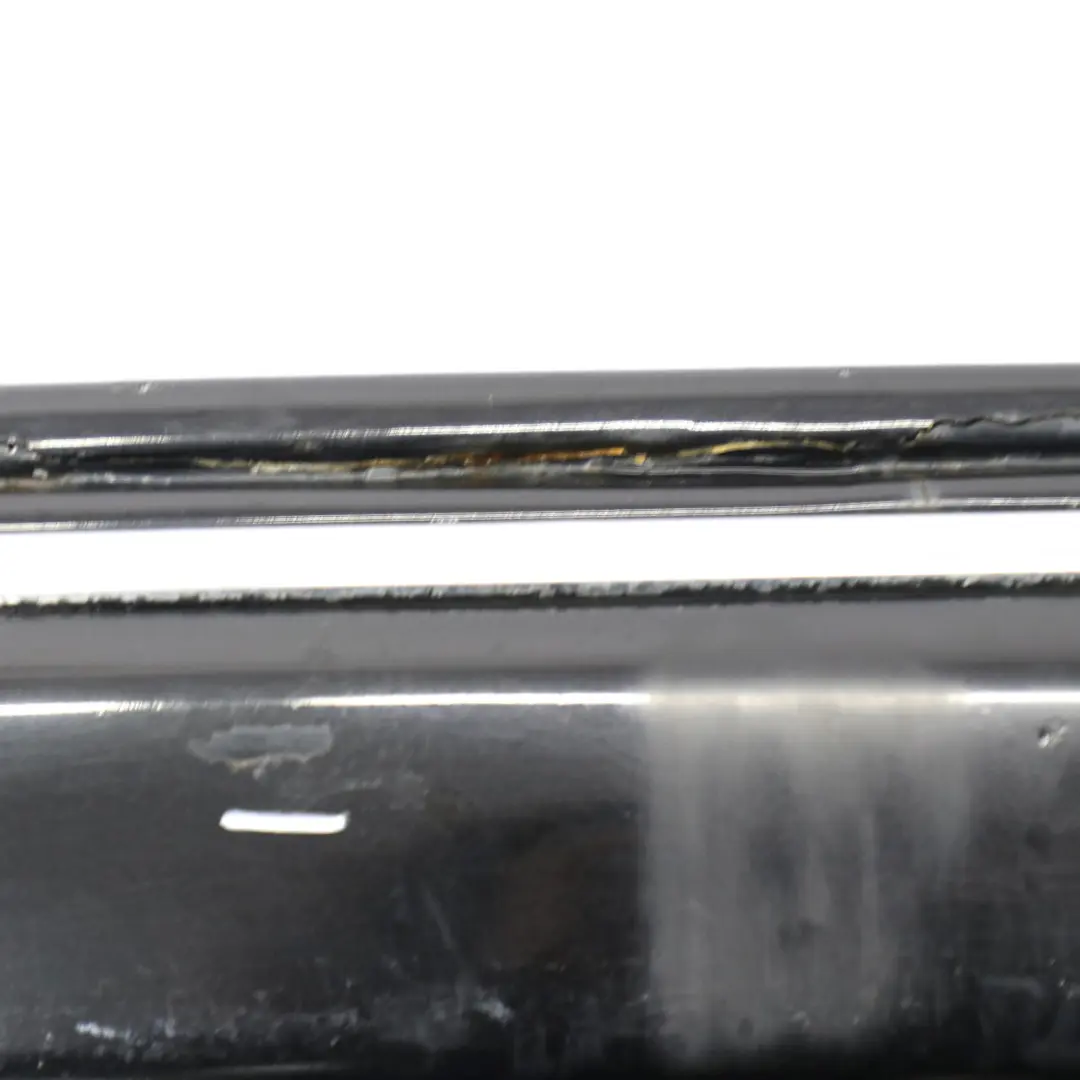 Mercedes W209 Rear Bumper Trim Panel Covering Obsidian Black Metallic - 197 - SKU A2098800040-OB - Part number A2098800040