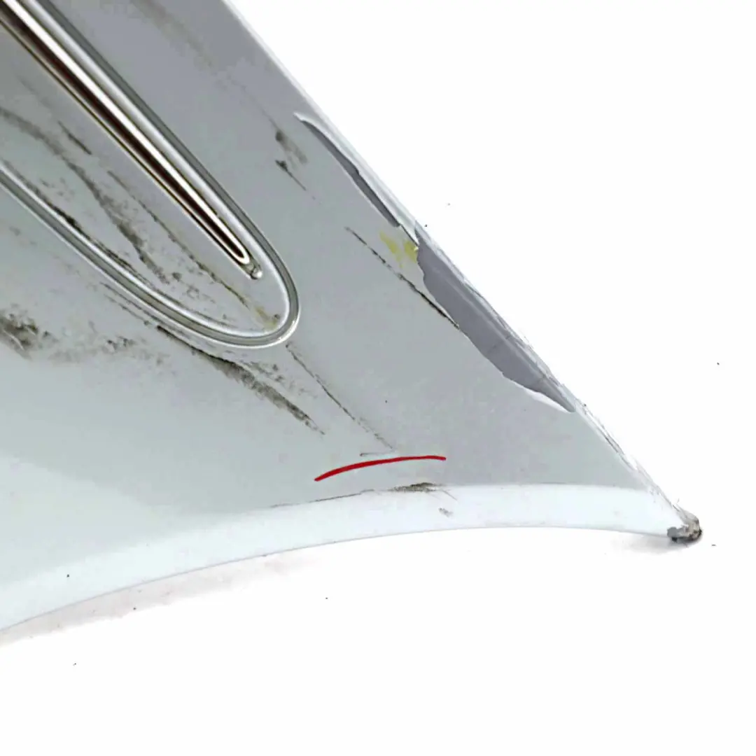 Bumper Trim Panel Covering Tellurium Silver Metallic - 762 to Mercedes W209 Rear with Part number A2098800040 Mercedes W209 Rear Bumper Trim Panel Covering Tellurium Silver Metallic - 762 - SKU A2098800040-TES - Part number A2098800040