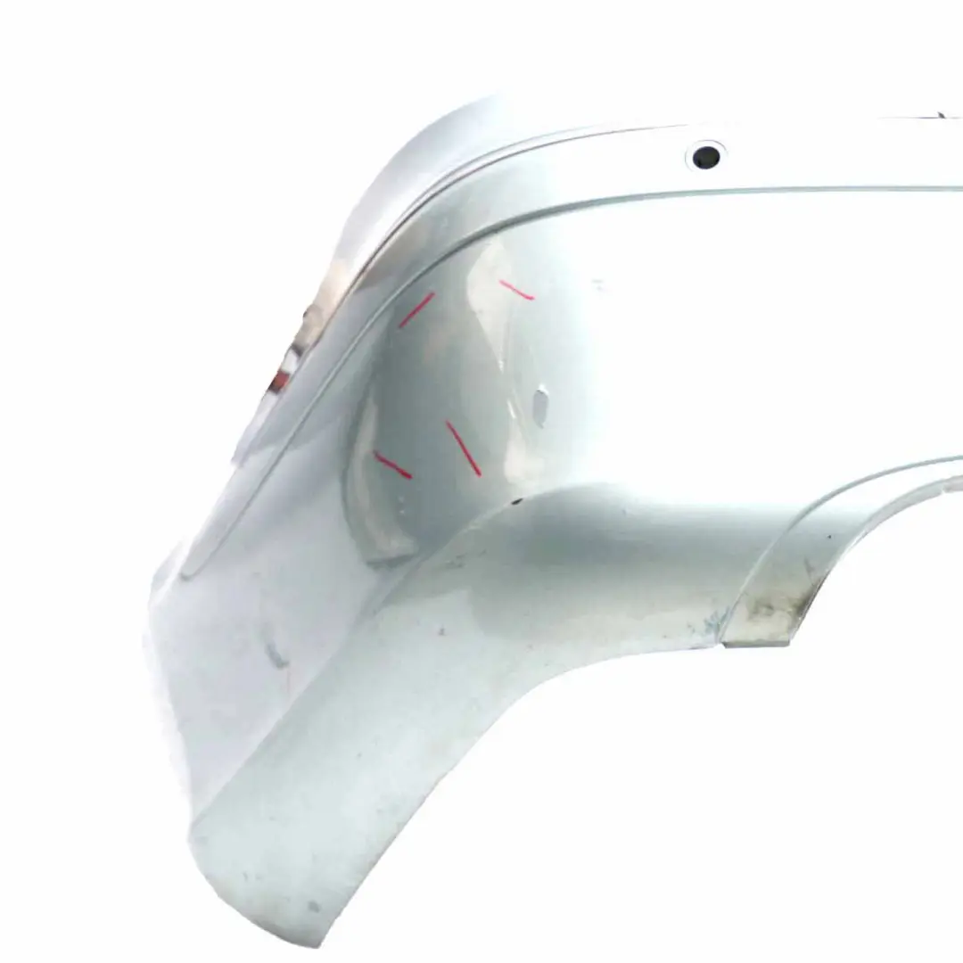 Mercedes W209 Rear Bumper Trim Panel Covering Tellurium Silver Metallic - 762 - SKU A2098800040-TES - Part number A2098800040