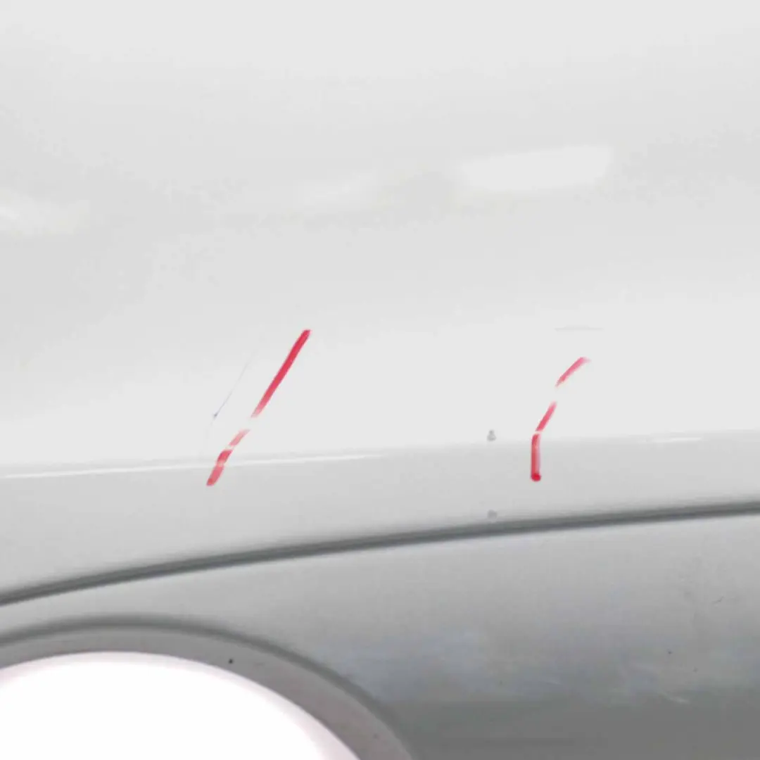 Bumper Trim Panel Covering Tellurium Silver Metallic - 762 to Mercedes W209 Rear with Part number A2098800040 Mercedes W209 Rear Bumper Trim Panel Covering Tellurium Silver Metallic - 762 - SKU A2098800040-TES - Part number A2098800040