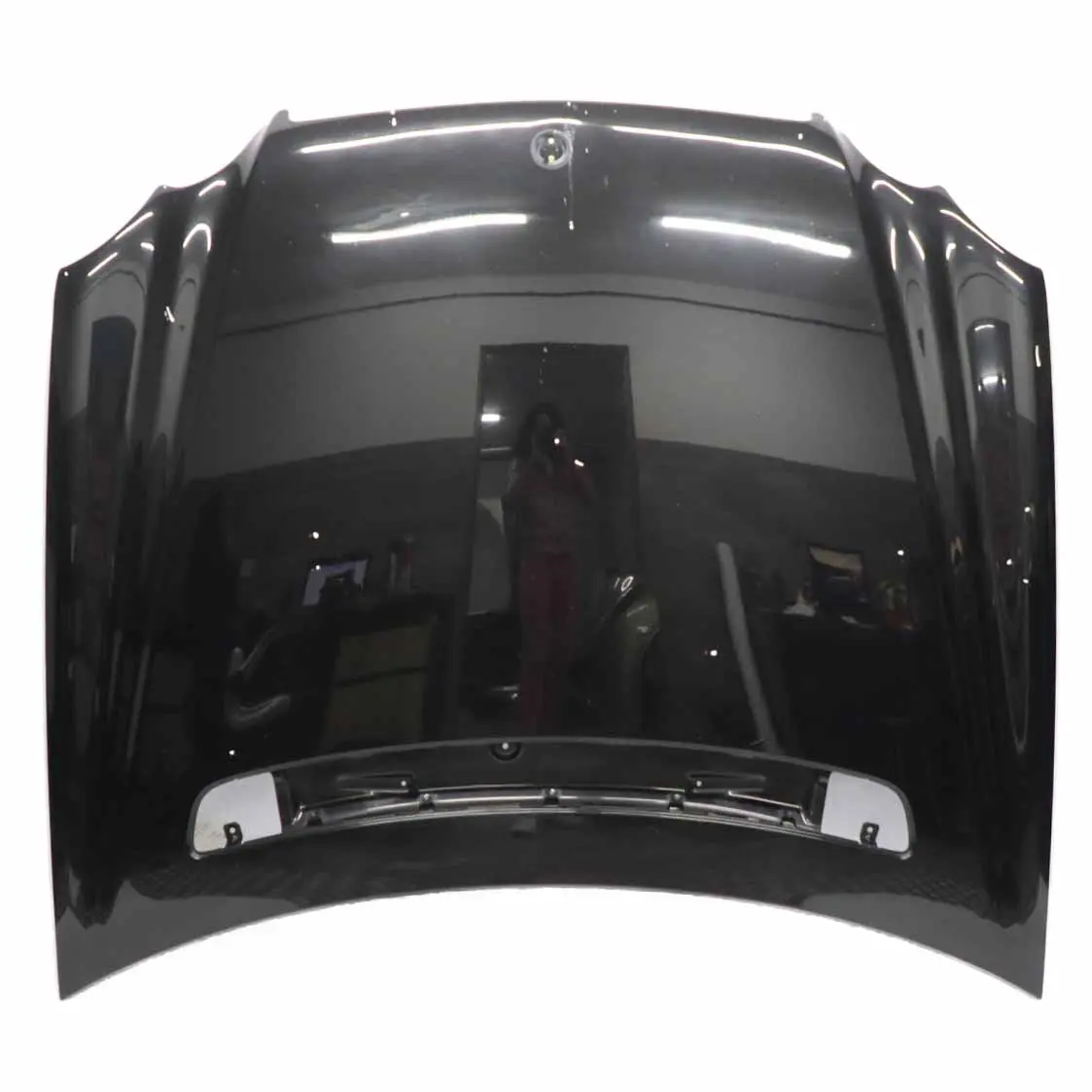 Mercedes CLK W209 Hood Bonnet Trim Panel Engine Cover Obsidian Black - 197
