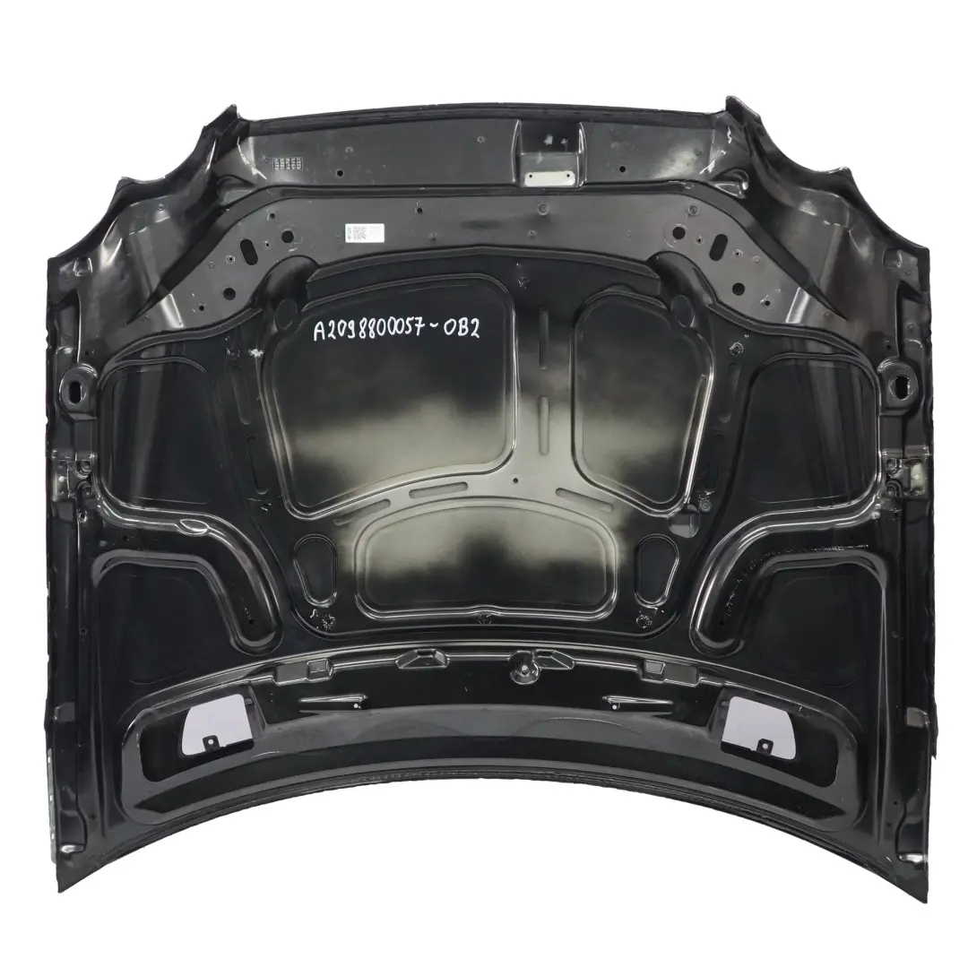 Hood Bonnet Trim Panel Engine Cover Obsidian Black - 197 to Mercedes CLK W209 with Part number A2098800057 Mercedes CLK W209 Hood Bonnet Trim Panel Engine Cover Obsidian Black - 197 - SKU A2098800057-OB2 - Part number A2098800057