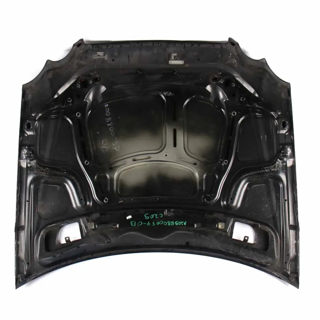 Hood Bonnet Trim Panel Engine Cover Obsidian Black - 197 to Mercedes CLK W209 with Part number A2098800057 Mercedes CLK W209 Hood Bonnet Trim Panel Engine Cover Obsidian Black - 197 - SKU A2098800057-OB - Part number A2098800057