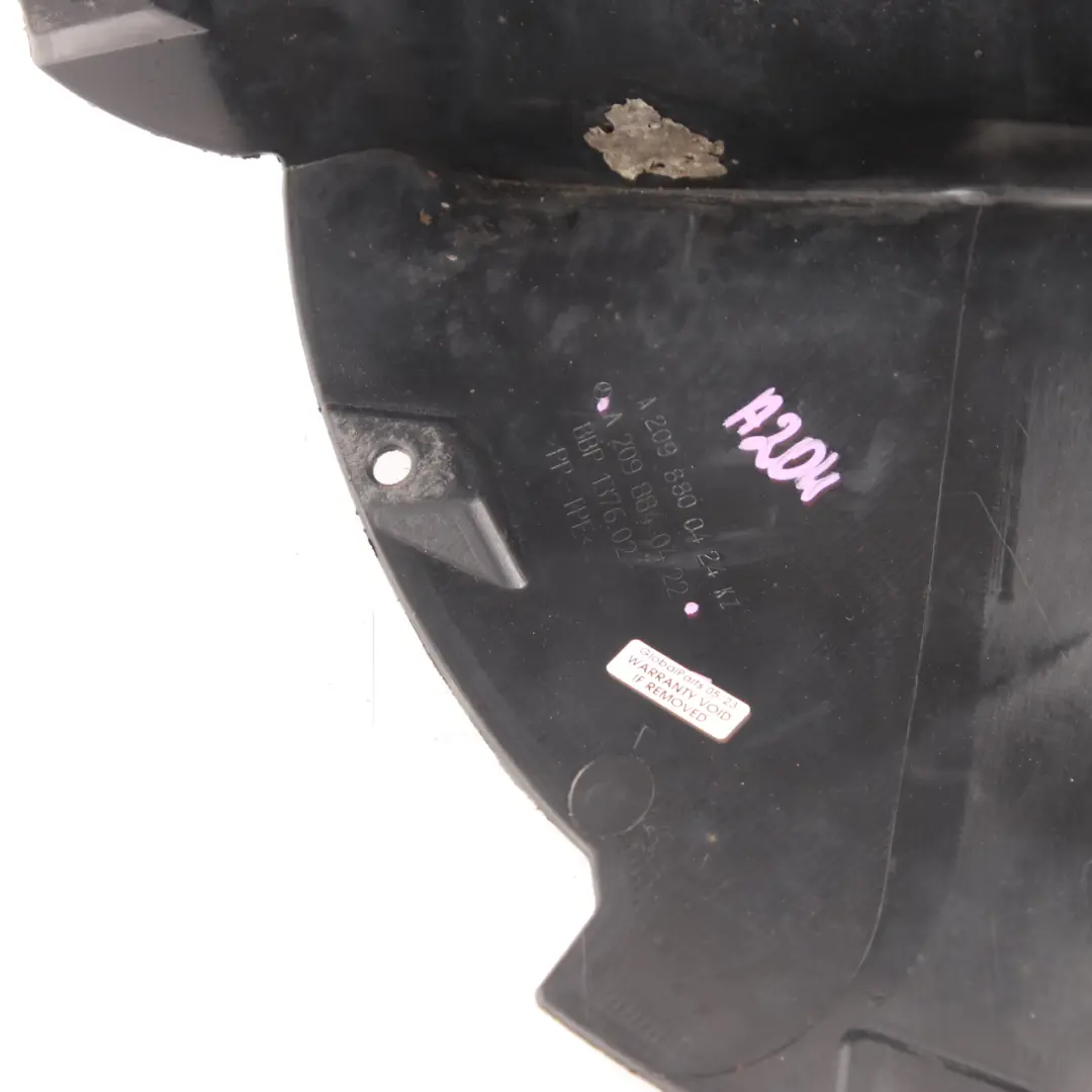 Mercedes W209 Wheel Arch CLK Front Right O/S Cover Housing Front Section Bottom - SKU A2098840422 - Part number A2098840422