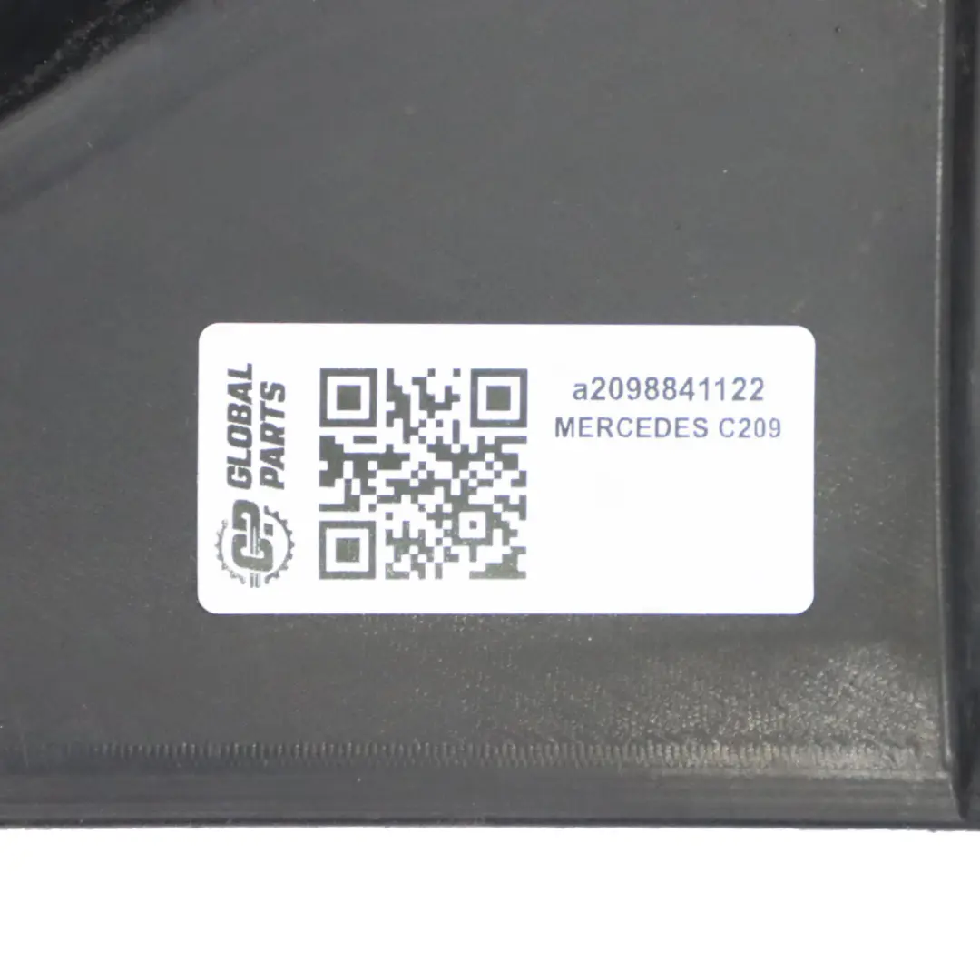 Mercedes C209 Paso rueda delantero izquierdo Tapa carcasa trasera - SKU a2098841122 - Número de pieza A2098841122