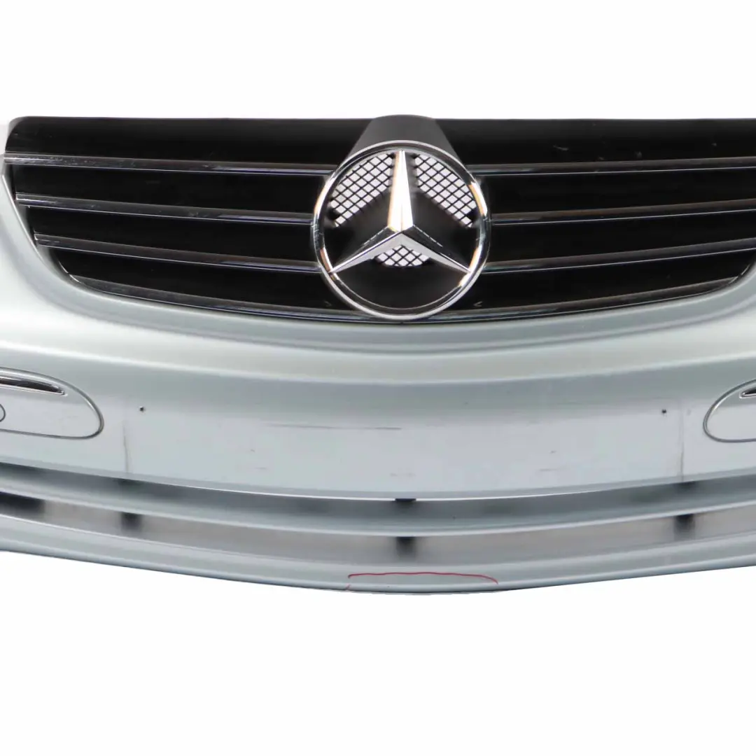 Front Bumper Trim Panel Cover Tellurium Silver Metallic - 762 to Mercedes W209 with Part number A2098850225 Mercedes W209 Front Bumper Trim Panel Cover Tellurium Silver Metallic - 762 - SKU A2098850225-TES - Part number A2098850225
