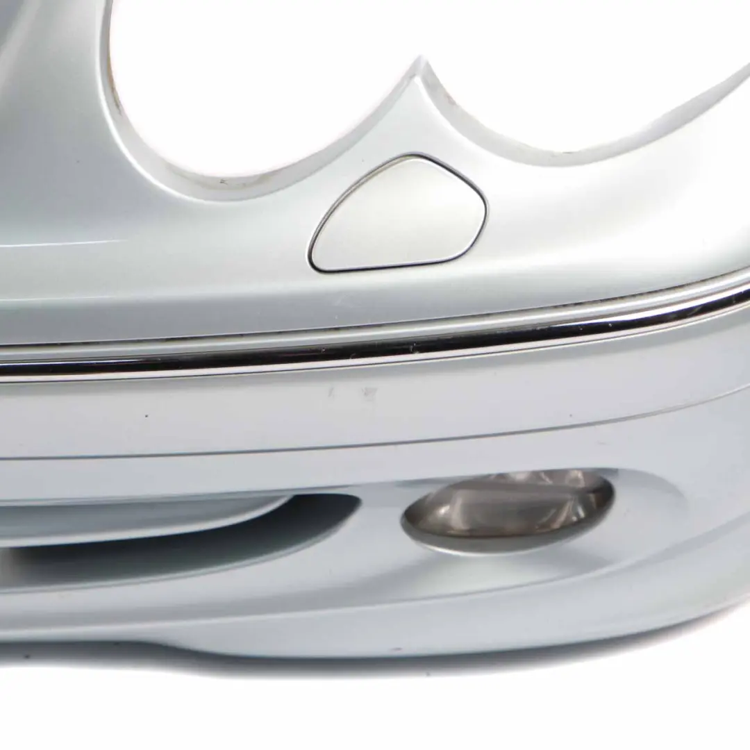 Front Bumper Trim Panel Cover Tellurium Silver Metallic - 762 to Mercedes W209 with Part number A2098850225 Mercedes W209 Front Bumper Trim Panel Cover Tellurium Silver Metallic - 762 - SKU A2098850225-TES - Part number A2098850225