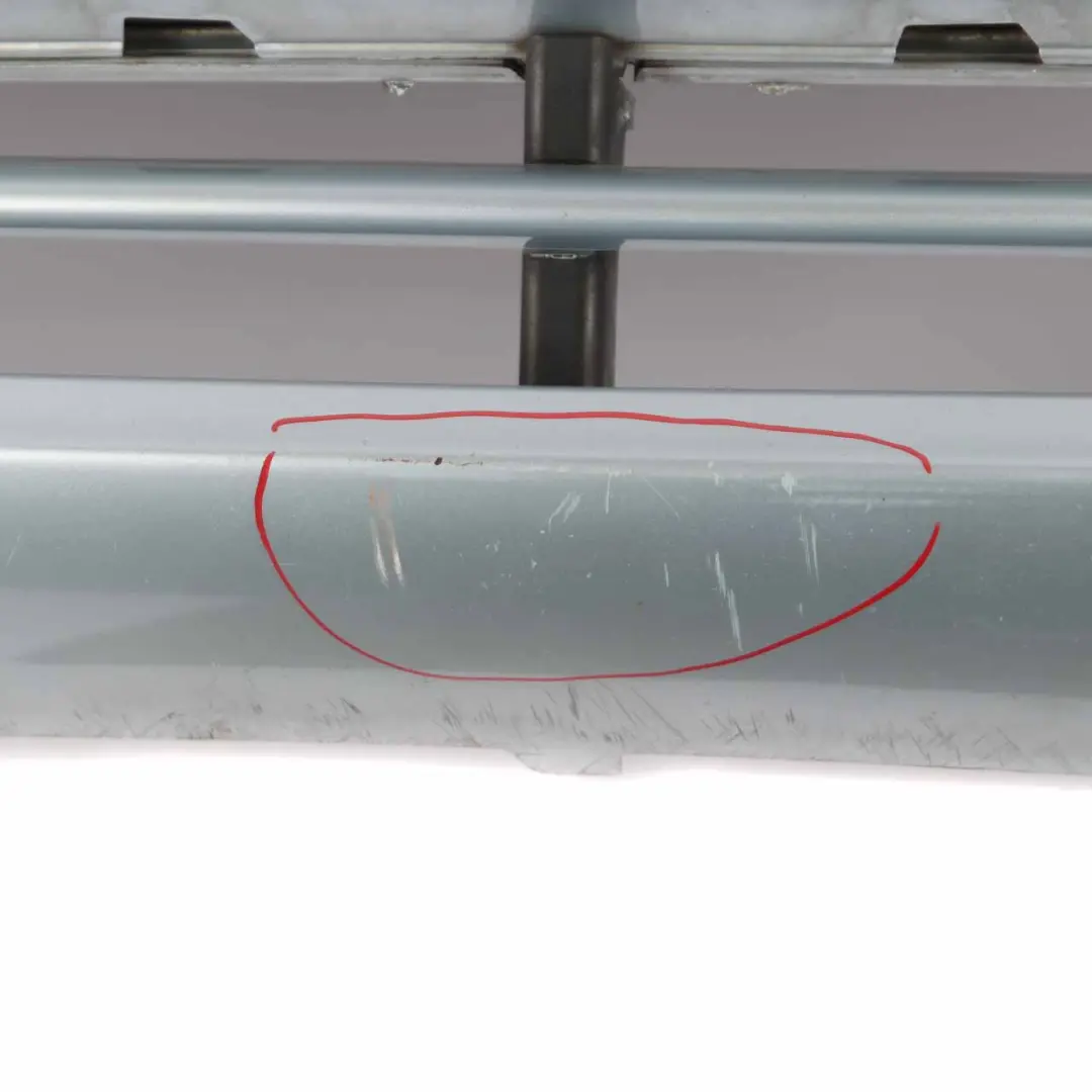 Front Bumper Trim Panel Cover Tellurium Silver Metallic - 762 to Mercedes W209 with Part number A2098850225 Mercedes W209 Front Bumper Trim Panel Cover Tellurium Silver Metallic - 762 - SKU A2098850225-TES - Part number A2098850225