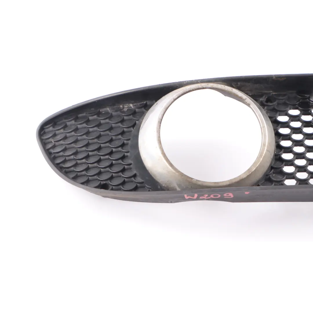 Front Bumper Fog Light Lamp Cover Left N/S Grille to Mercedes CLK C209 with Part number A2098850353 Mercedes CLK C209 Front Bumper Fog Light Lamp Cover Left N/S Grille - SKU A2098850353 - Part number A2098850353