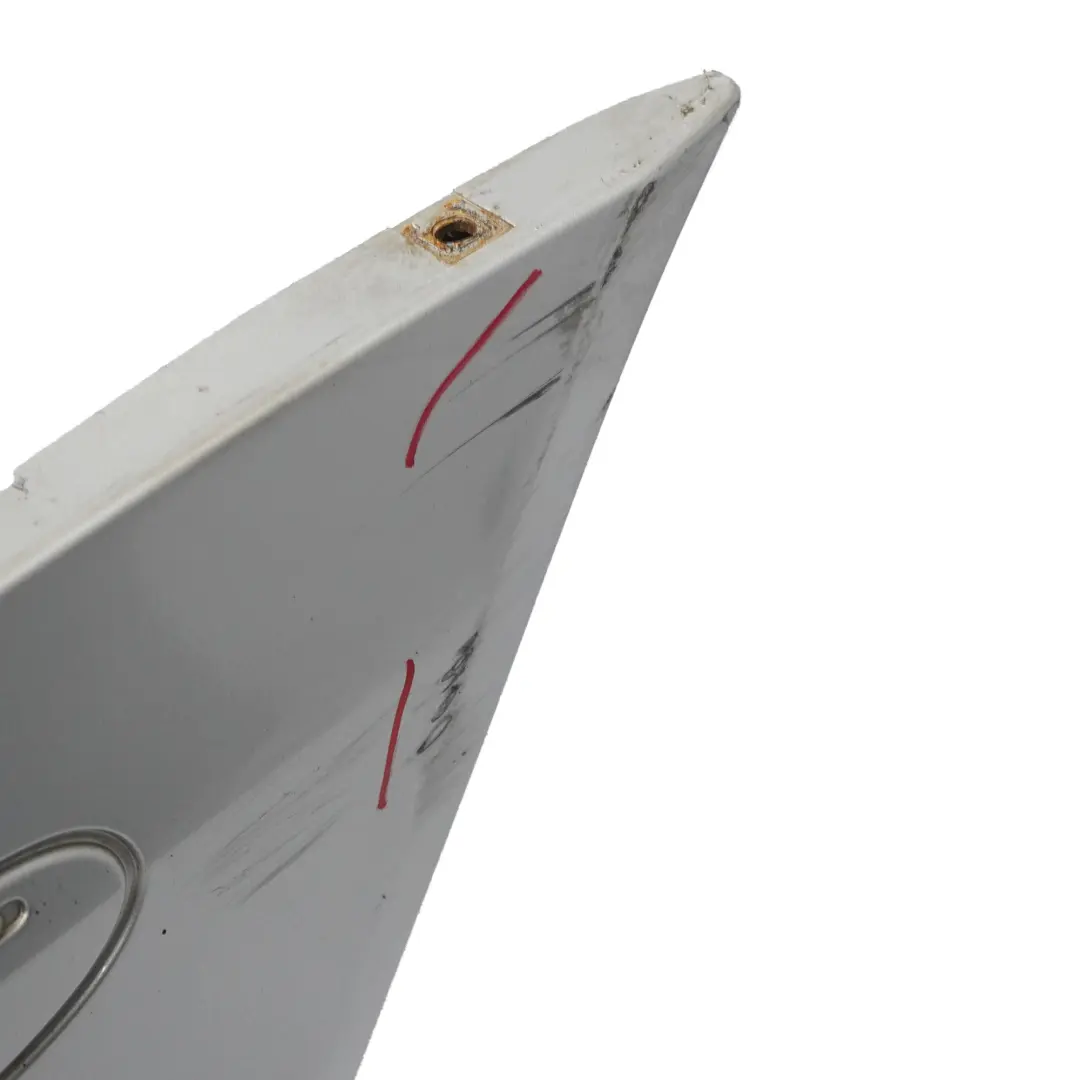 Bumper Trim Panel Covering Iridium Silver Metallic - 775 to Mercedes W209 Rear with Part number A2098850825 Mercedes W209 Rear Bumper Trim Panel Covering Iridium Silver Metallic - 775 - SKU A2098850825-IRS - Part number A2098850825