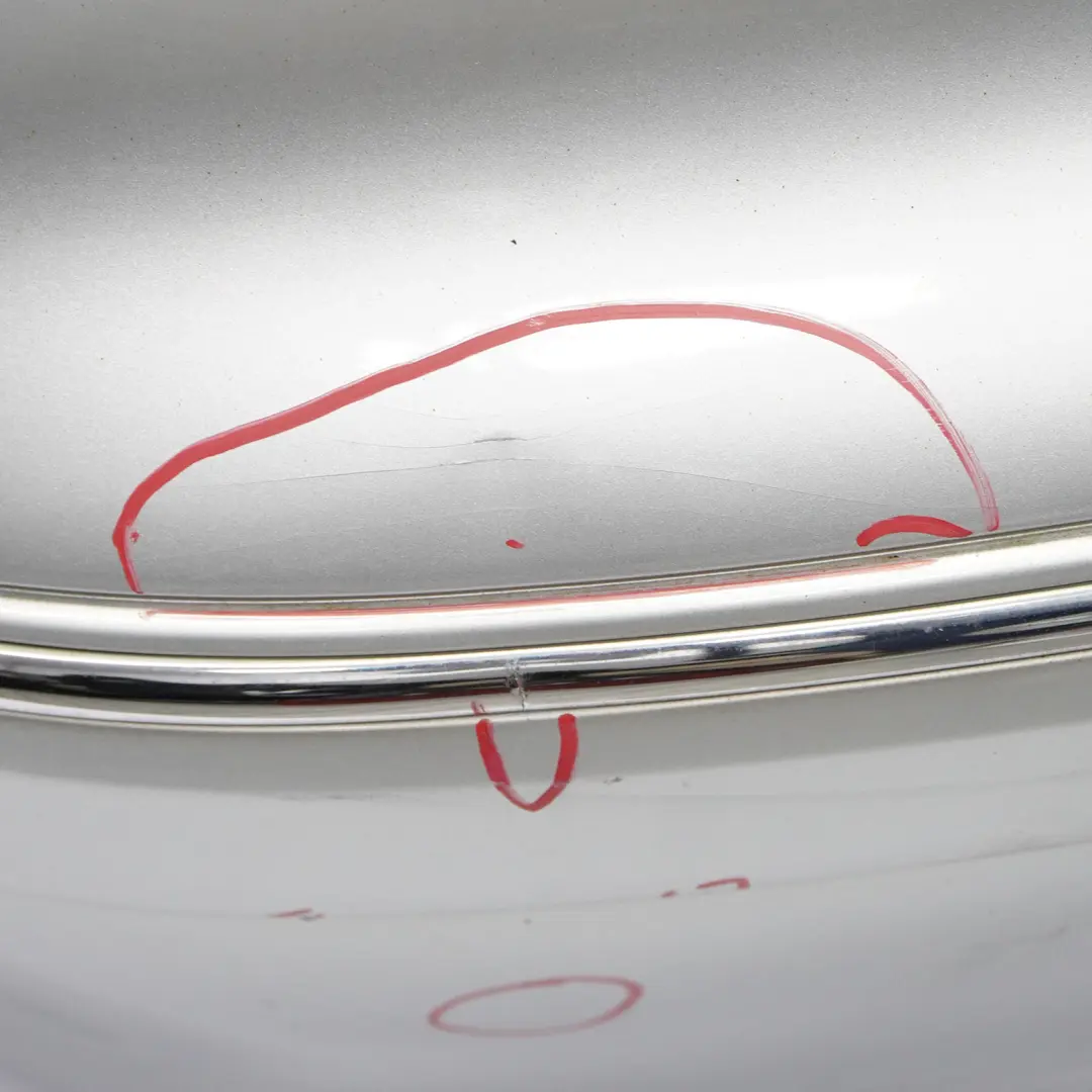 Mercedes W209 Rear Bumper Trim Panel Covering Iridium Silver Metallic - 775 - SKU A2098850825-IRS - Part number A2098850825