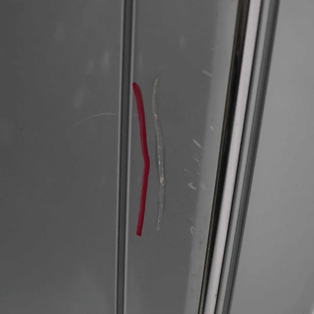 Bumper Trim Panel Covering Tellurium Silver Metallic - 762 to Mercedes W209 Rear with Part number A2098850825 Mercedes W209 Rear Bumper Trim Panel Covering Tellurium Silver Metallic - 762 - SKU A2098850825-TES - Part number A2098850825