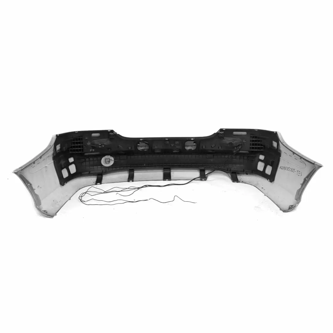 Mercedes W209 Rear Bumper Trim Panel Covering Tellurium Silver Metallic - 762 - SKU A2098850825-TES - Part number A2098850825