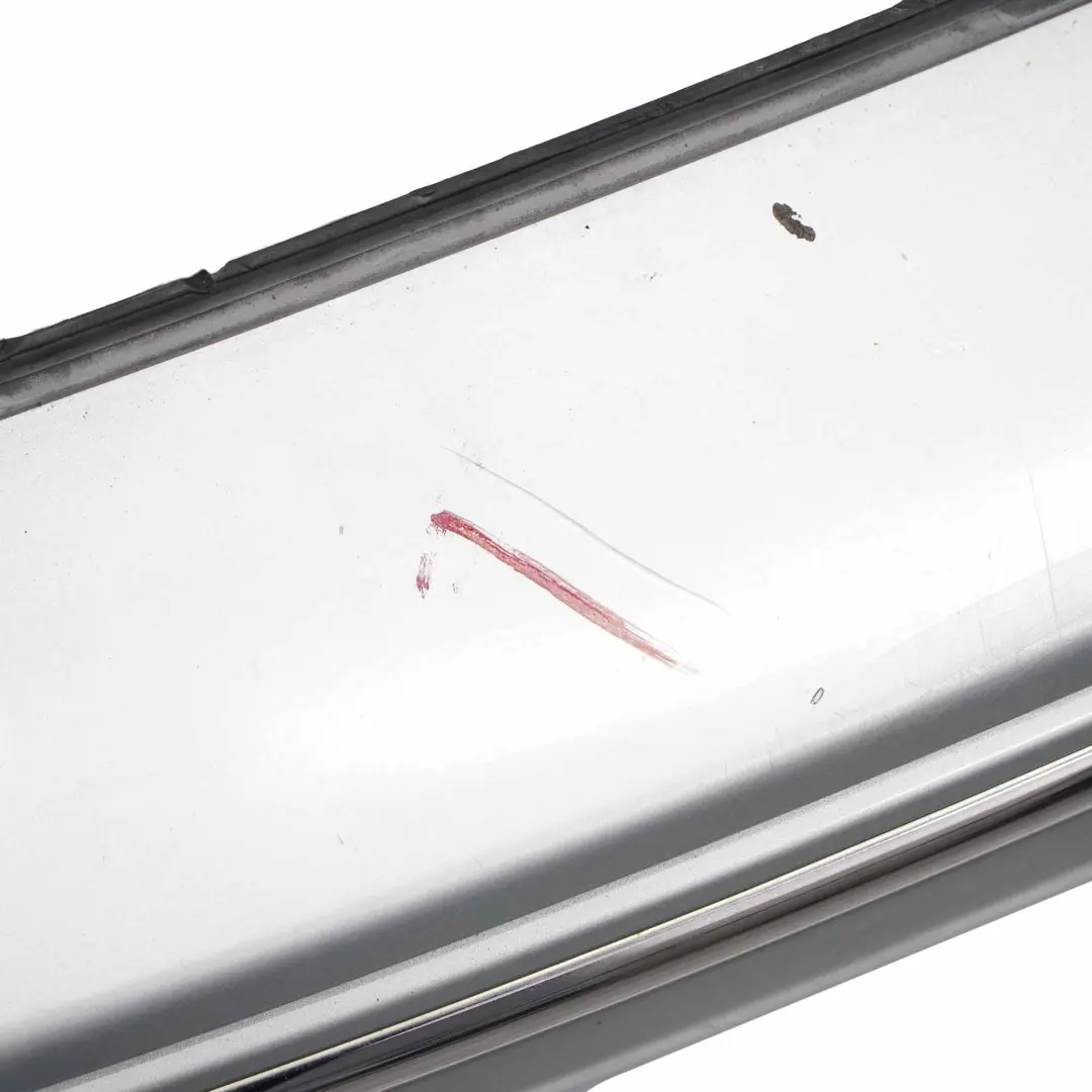 Mercedes W209 Rear Bumper Trim Panel Covering Tellurium Silver Metallic - 762 - SKU A2098850825-TES - Part number A2098850825