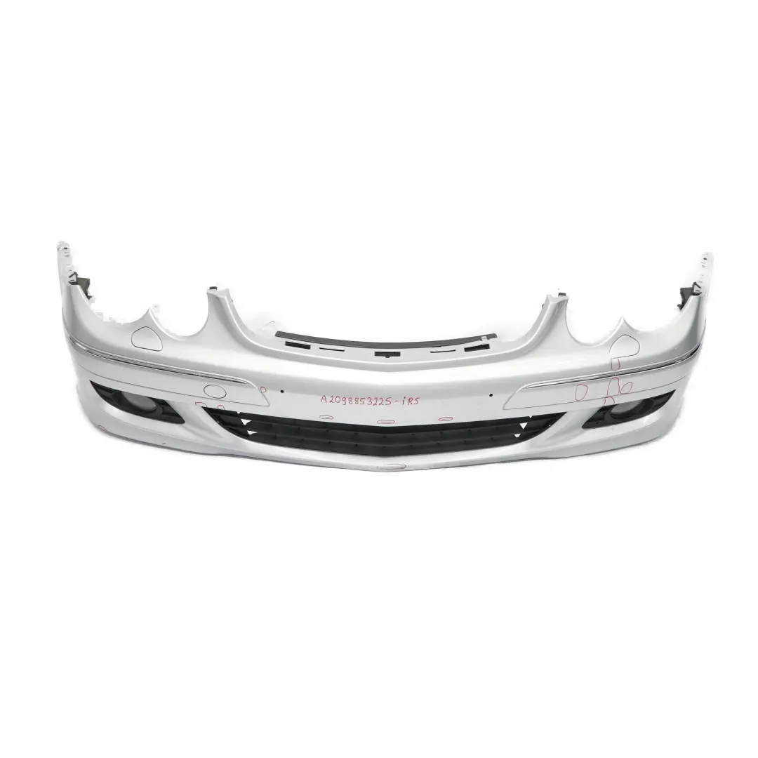 Front Bumper Trim Panel Iridium Silver Metallic - 775 to Mercedes CLK C209 with Part number A2098853225 Mercedes CLK C209 Front Bumper Trim Panel Iridium Silver Metallic - 775 - SKU A2098853225-IRS - Part number A2098853225