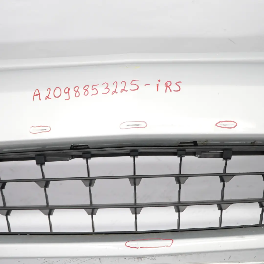 Mercedes CLK C209 Front Bumper Trim Panel Iridium Silver Metallic - 775 - SKU A2098853225-IRS - Part number A2098853225