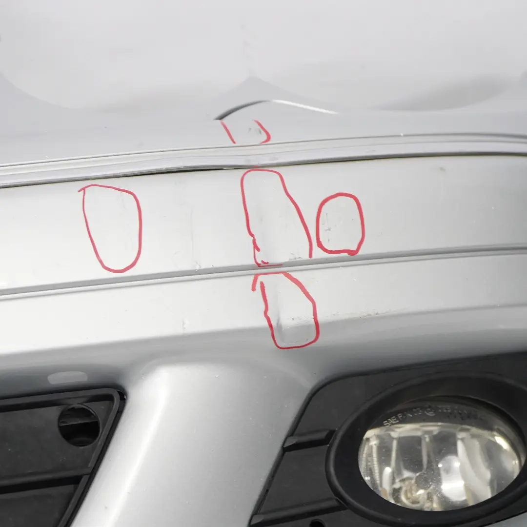 Front Bumper Trim Panel Iridium Silver Metallic - 775 to Mercedes CLK C209 with Part number A2098853225 Mercedes CLK C209 Front Bumper Trim Panel Iridium Silver Metallic - 775 - SKU A2098853225-IRS - Part number A2098853225