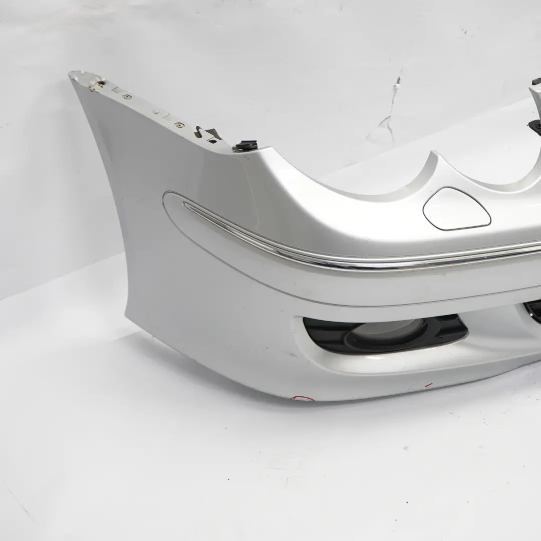 Front Bumper Trim Panel Iridium Silver Metallic - 775 to Mercedes CLK C209 with Part number A2098853225 Mercedes CLK C209 Front Bumper Trim Panel Iridium Silver Metallic - 775 - SKU A2098853225-IRS - Part number A2098853225