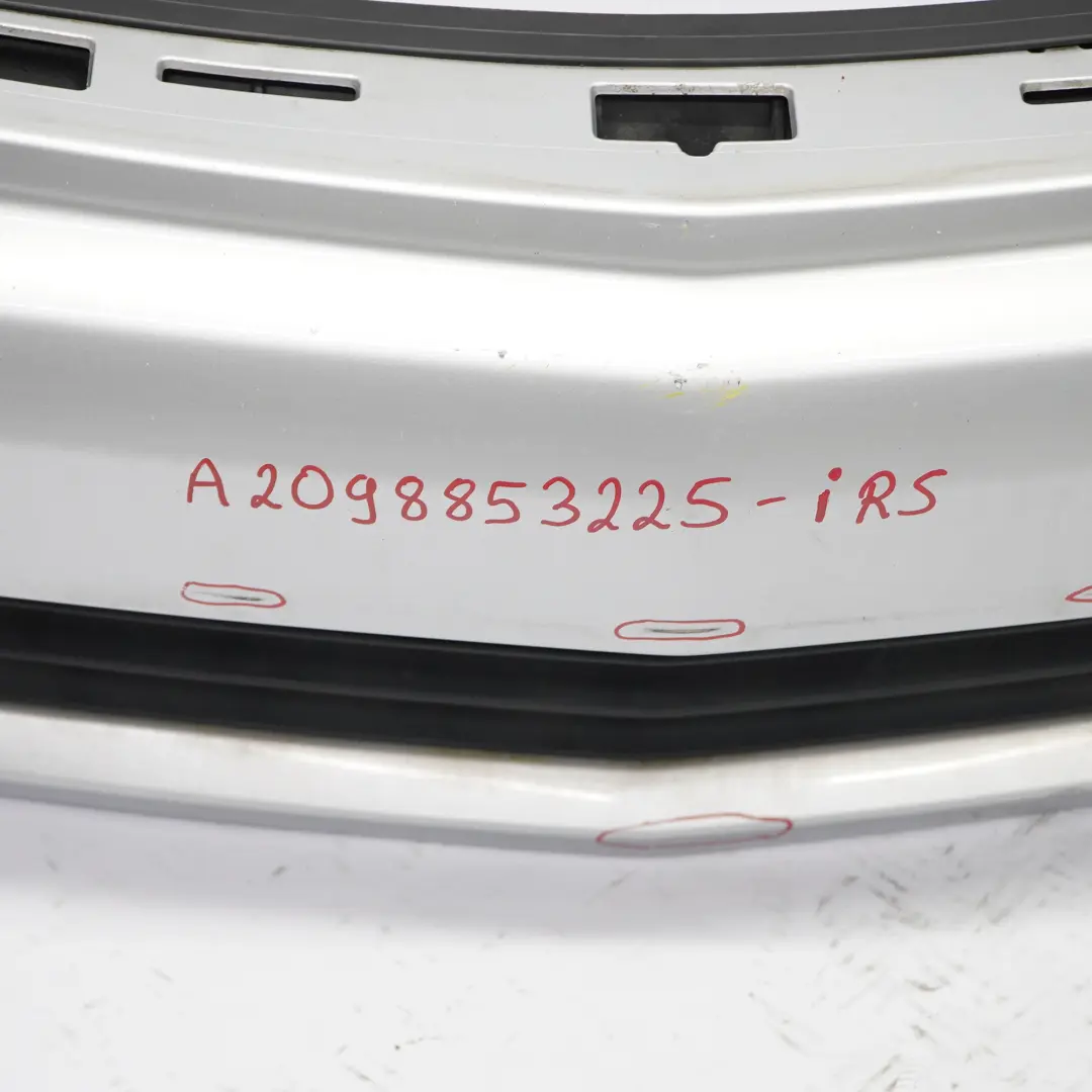 Front Bumper Trim Panel Iridium Silver Metallic - 775 to Mercedes CLK C209 with Part number A2098853225 Mercedes CLK C209 Front Bumper Trim Panel Iridium Silver Metallic - 775 - SKU A2098853225-IRS - Part number A2098853225