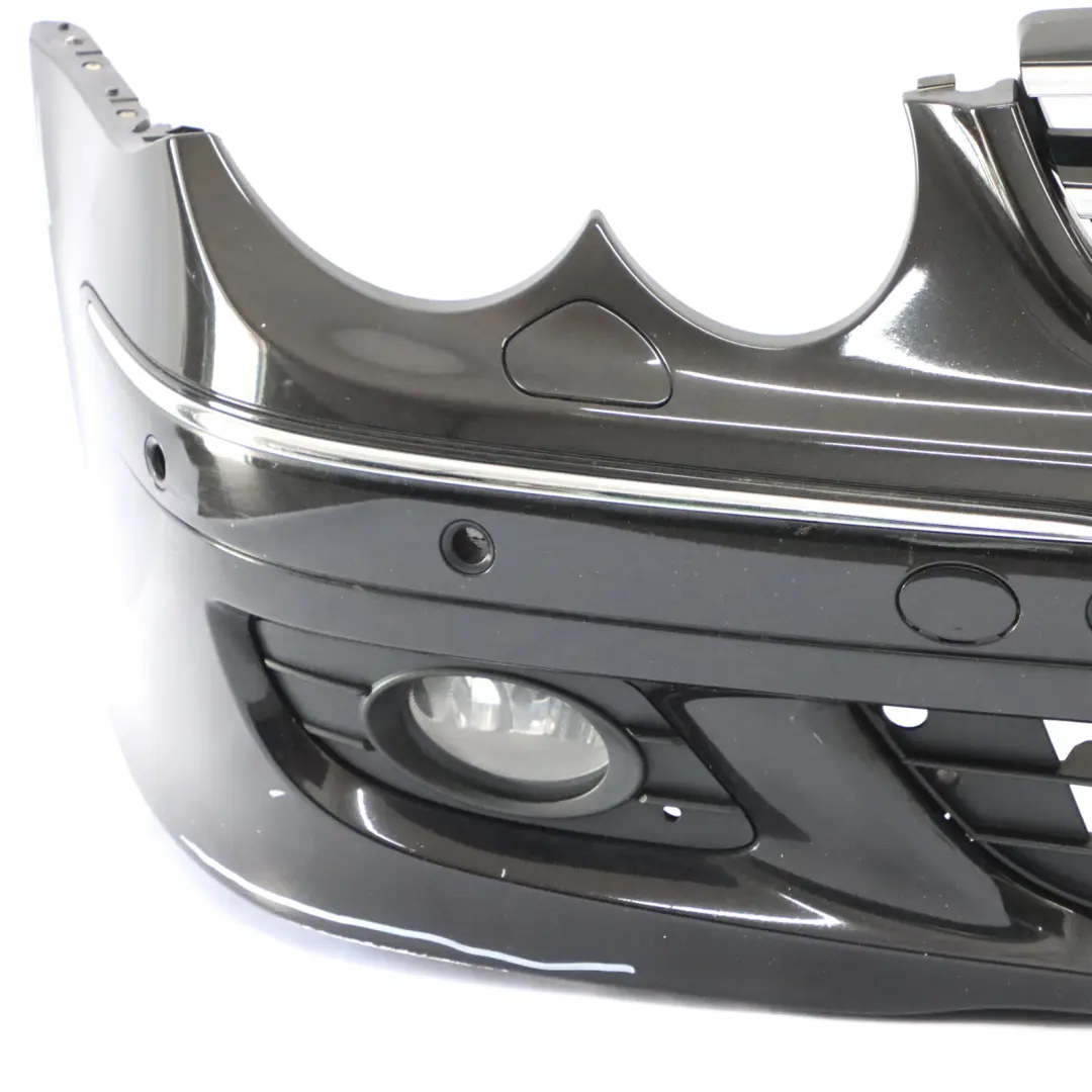 Front Bumper Trim Panel Cover Obsidian Black Metallic - 197 to Mercedes W209 with Part number A2098853325 Mercedes W209 Front Bumper Trim Panel Cover Obsidian Black Metallic - 197 - SKU A2098853325-OB - Part number A2098853325