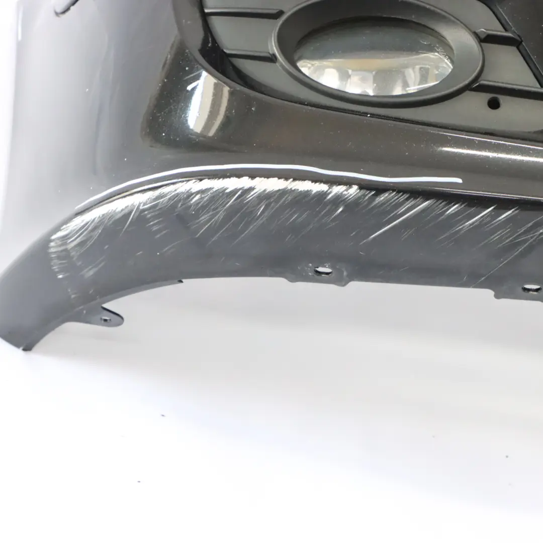 Mercedes W209 Front Bumper Trim Panel Cover Obsidian Black Metallic - 197 - SKU A2098853325-OB - Part number A2098853325