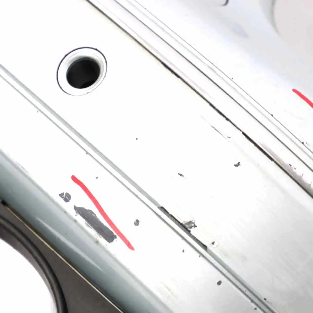 Front Bumper Trim Panel Cover Tellurium Silver Metallic - 762 to Mercedes W209 with Part number A2098853325 Mercedes W209 Front Bumper Trim Panel Cover Tellurium Silver Metallic - 762 - SKU A2098853325-TES - Part number A2098853325