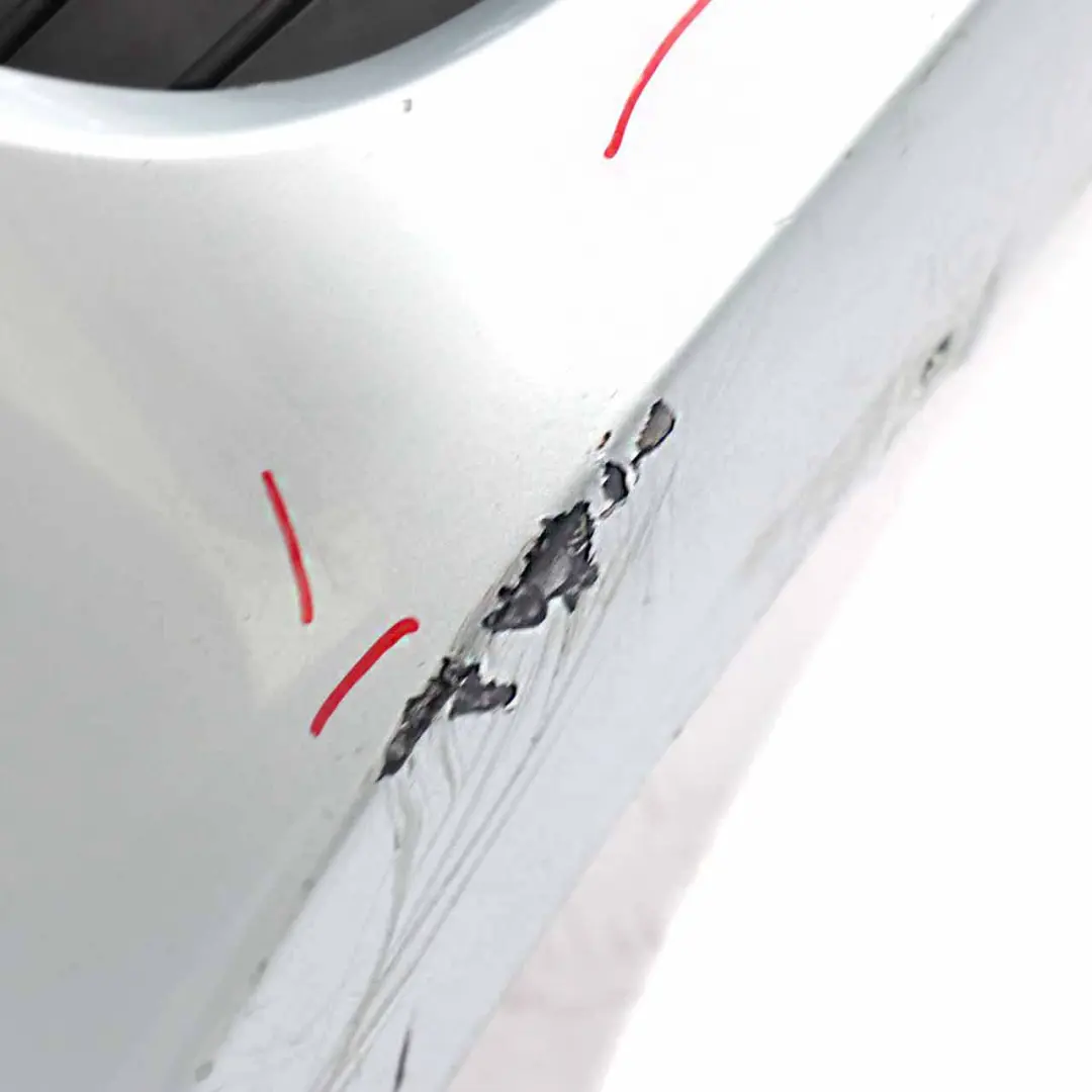 Front Bumper Trim Panel Cover Tellurium Silver Metallic - 762 to Mercedes W209 with Part number A2098853325 Mercedes W209 Front Bumper Trim Panel Cover Tellurium Silver Metallic - 762 - SKU A2098853325-TES - Part number A2098853325