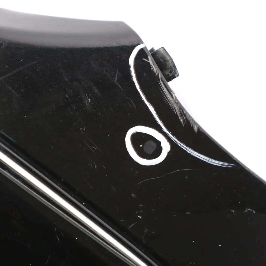 Front Bumper AMG Trim Panel Cover Obsidian Black Metallic - 197 to Mercedes W209 with Part number A2098854425 Mercedes W209 Front Bumper AMG Trim Panel Cover Obsidian Black Metallic - 197 - SKU A2098854425-OB - Part number A2098854425