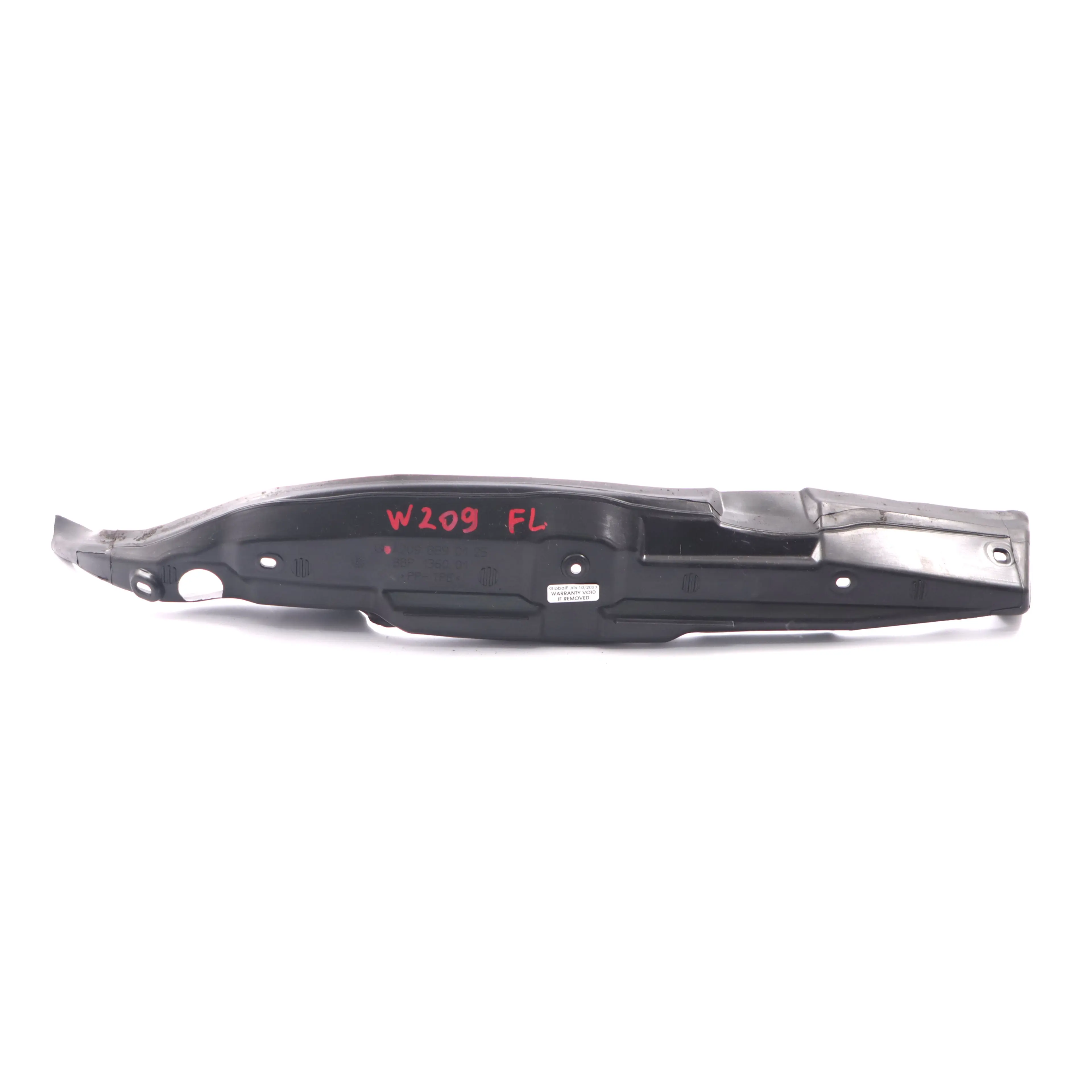 Mercedes C209 Parafango Pannello Anteriore Sinistra Staffa copertura A2098890125