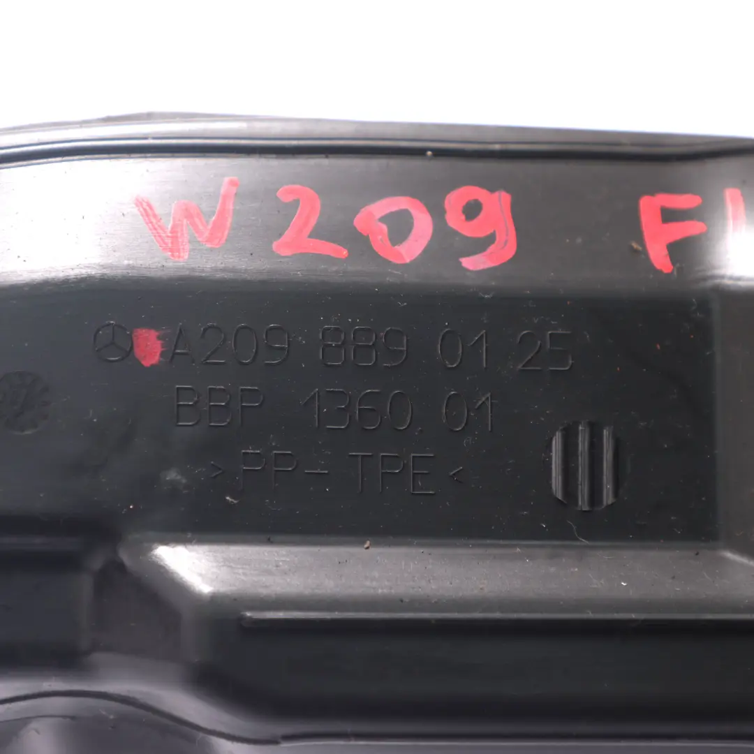 Mercedes C209 Aile Panneau Joint Avant Gauche Support - SKU A2098890125 - Numéro de pièce A2098890125