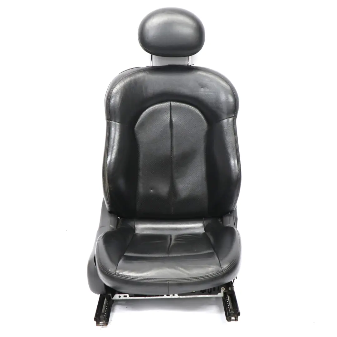 Mercedes A209 Cabrio Convertible Asiento Delantero Derecho Interior Cuero Negro - SKU A2099103047 - Número de pieza A2099103047