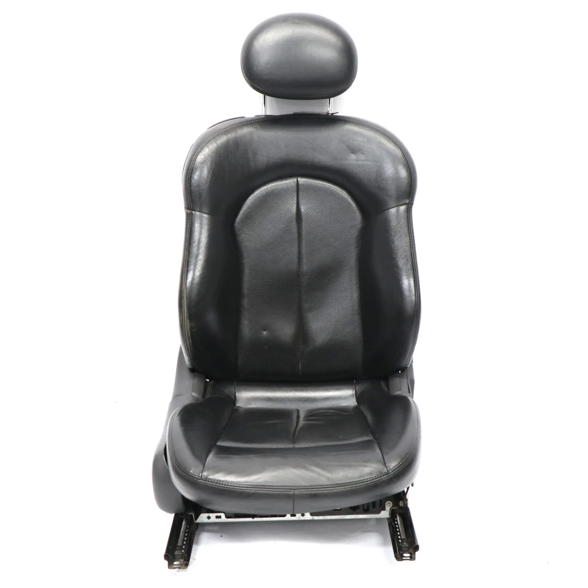 Mercedes A209 Cabrio Convertible Asiento Delantero Derecho Interior Cuero Negro