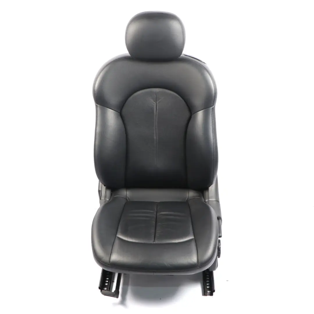 Mercedes A209 Convertible Front Seat Left N/S Heated Leather Nappa Black - SKU A2099106593-1 - Part number A2099106593