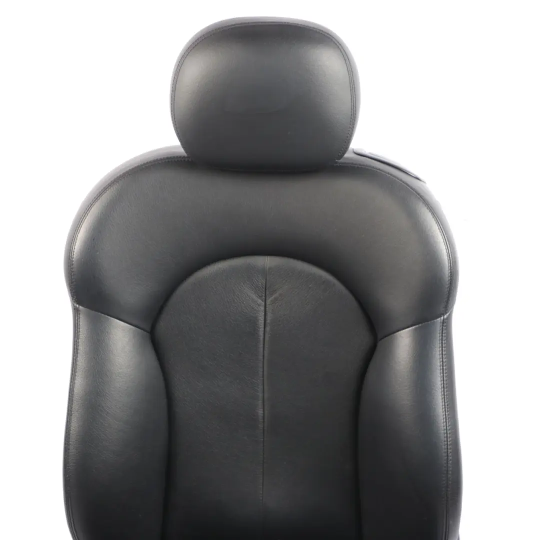 Mercedes A209 Convertible Front Seat Left N/S Heated Leather Nappa Black - SKU A2099106593-1 - Part number A2099106593